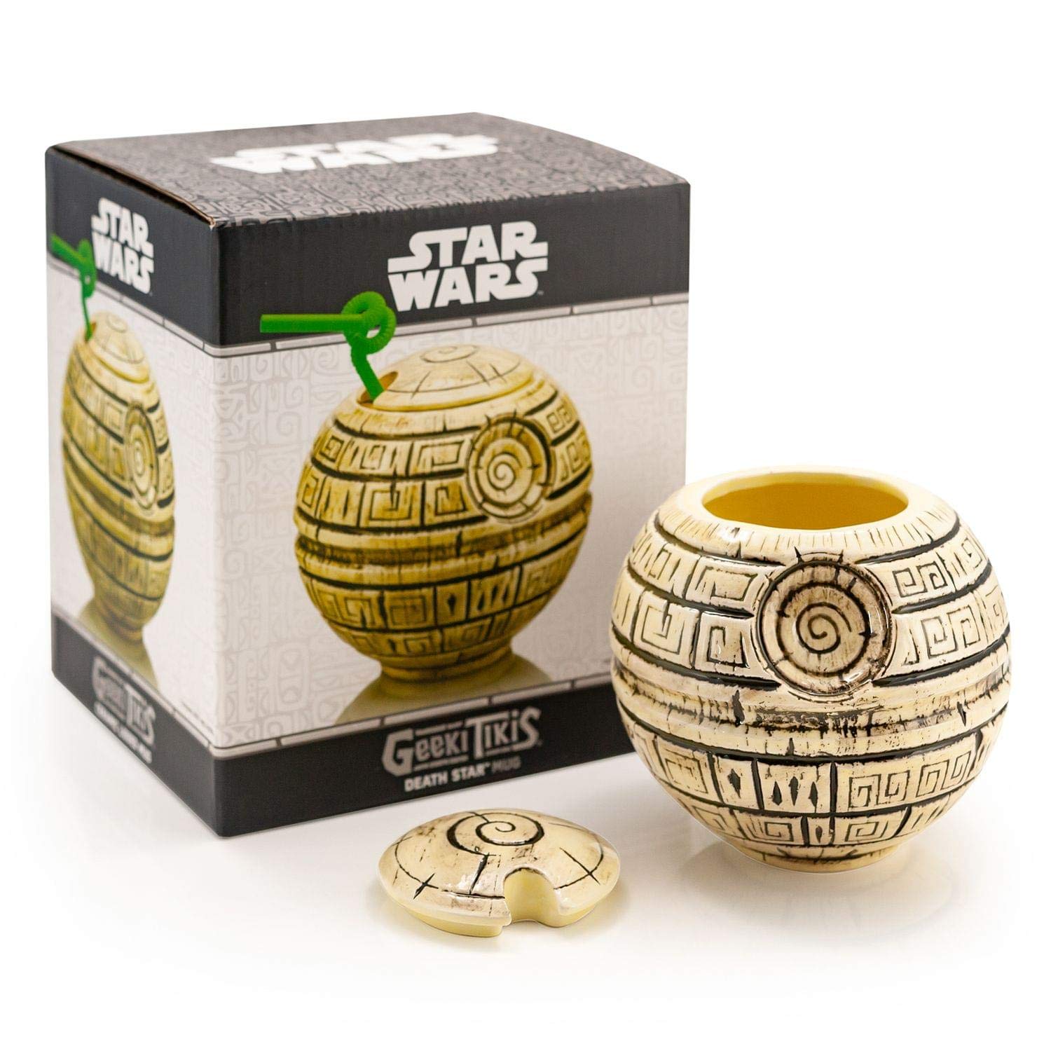 Geeki Tikis Star Wars Death Star Ceramic Mug, 24 Oz