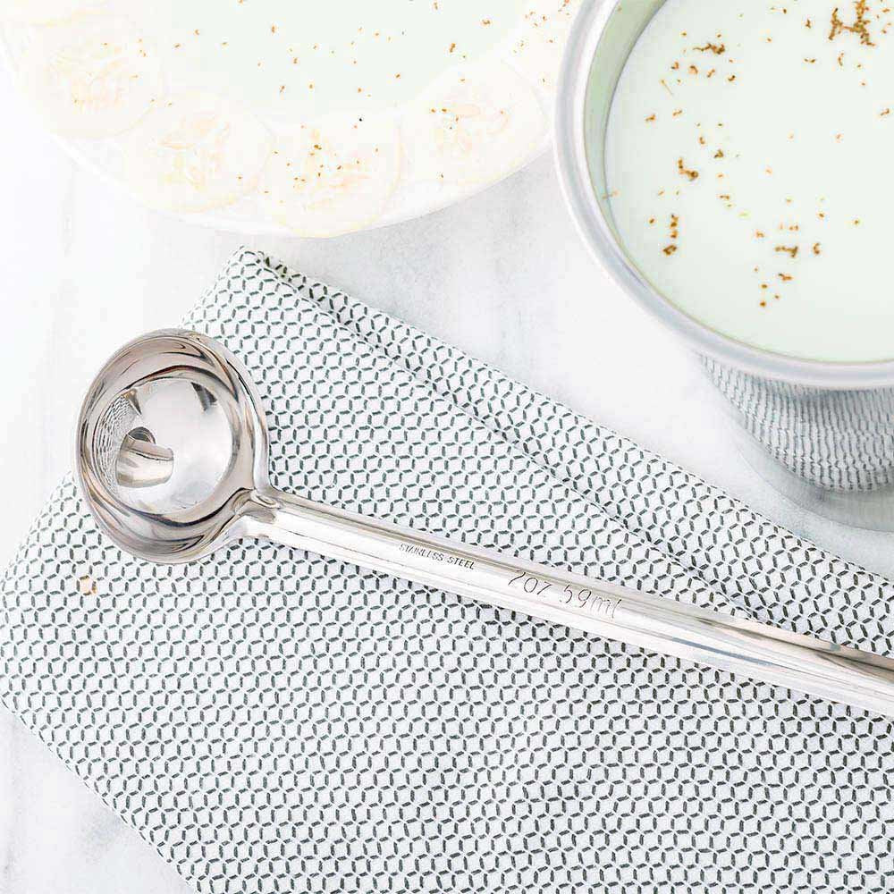 Restaurantware Met Lux 2 Ounce Portion Ladle 1 Multipurpose Portion Serving Spoon - Does Not Corrode Dishwashable Stainless Stee