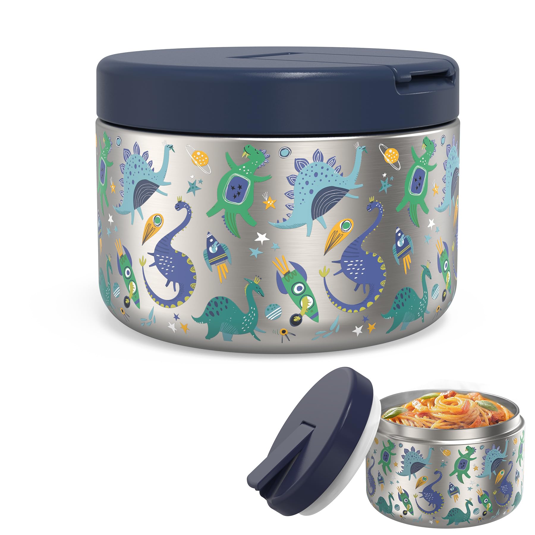 LOHASOK Kids Insulated Thermo for Hot Food Soup, 12oz