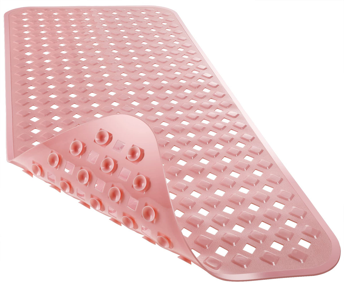 Yimobra Original Bathtub Mat Non Slip, Bath Mats For Tub, Shower Mat With Drain Holes Suction Cups, Machine Washable, Bpa, Latex