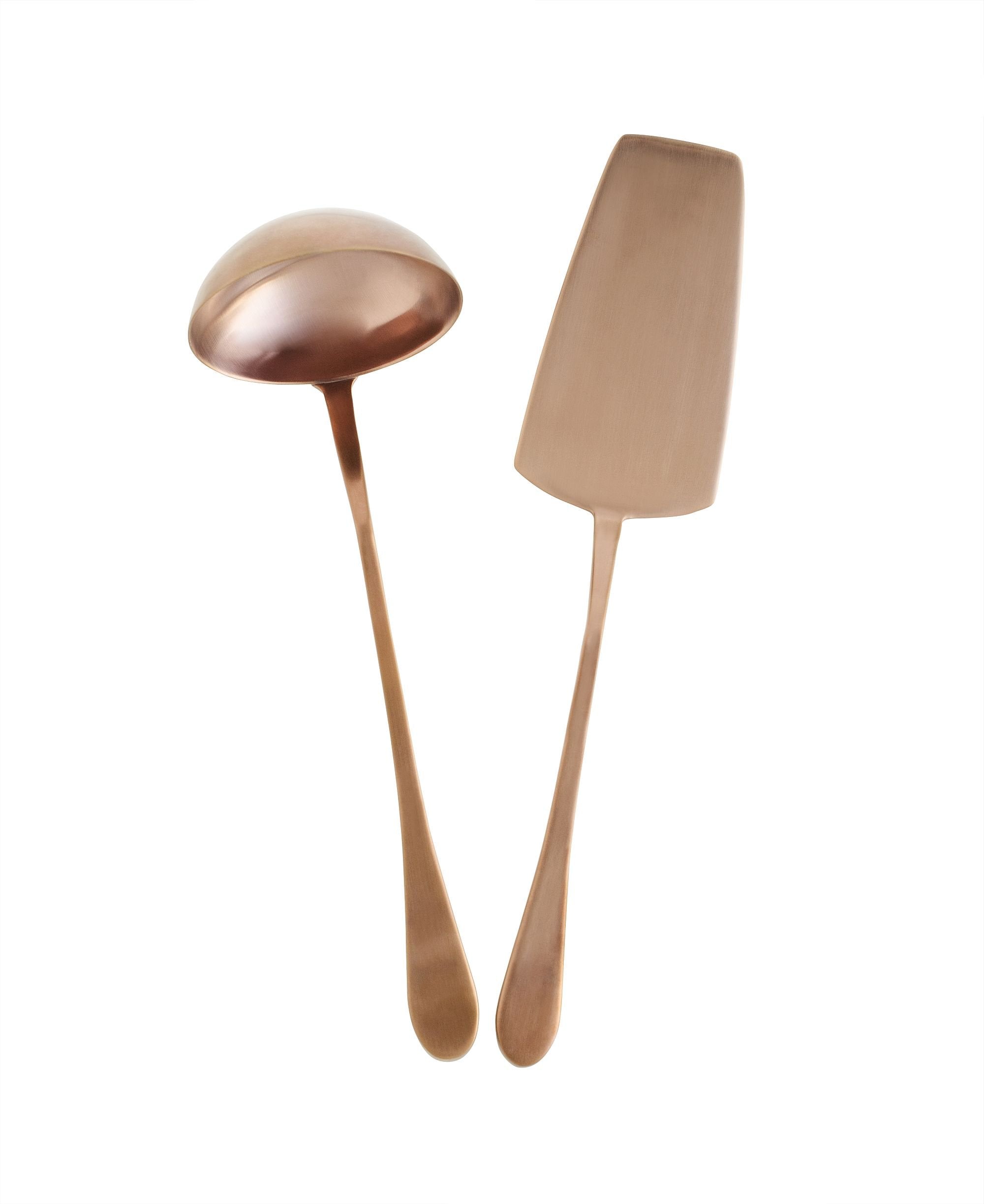 Knork Original Titanium Coated Stainless (2 Piece) Hostess Set, Antique Copper, 2 Piece Set