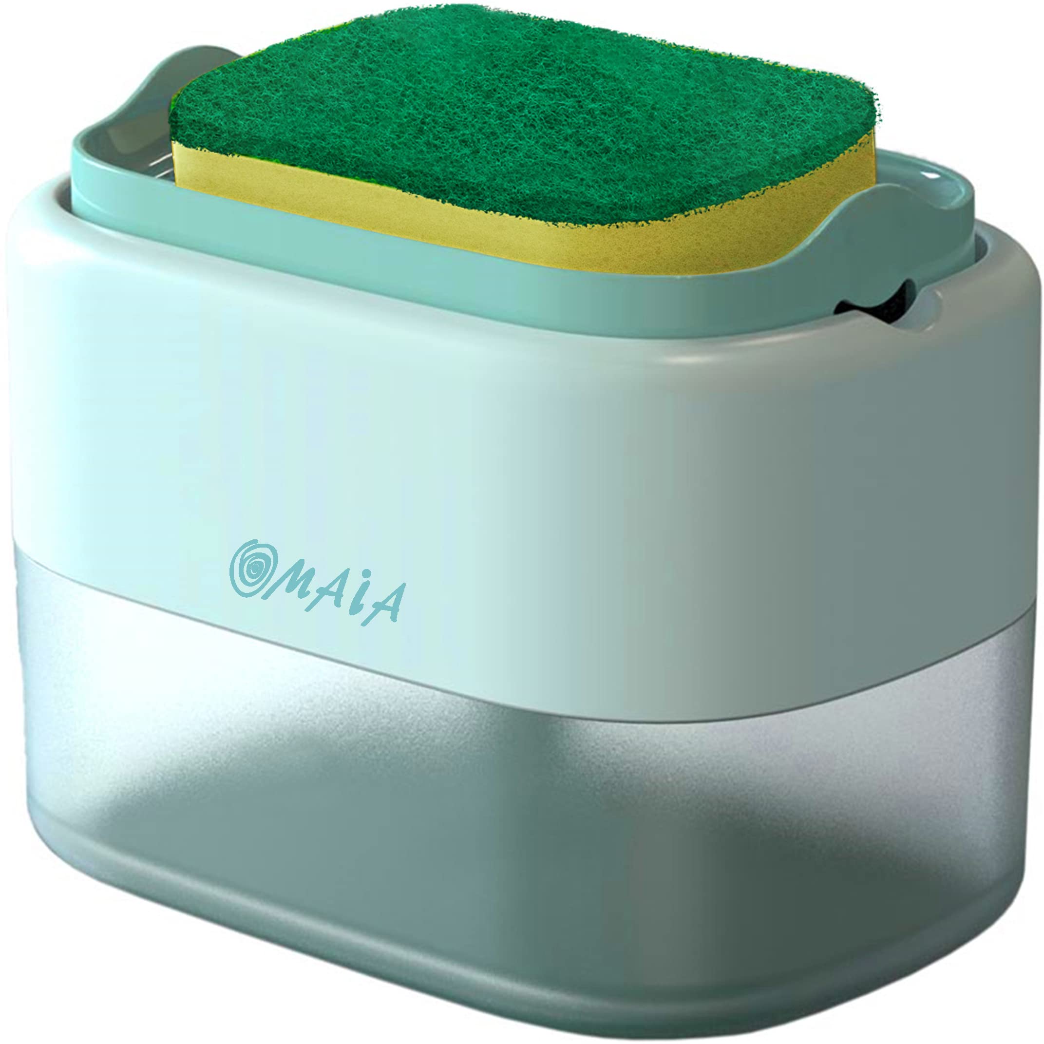 Omaia Dish Soap Dispenser For Kitchen Sink - Blue Kitchen Gadgets 2023 - Dishwashing Liquid Dispenser For Kitchen - Sink Counter