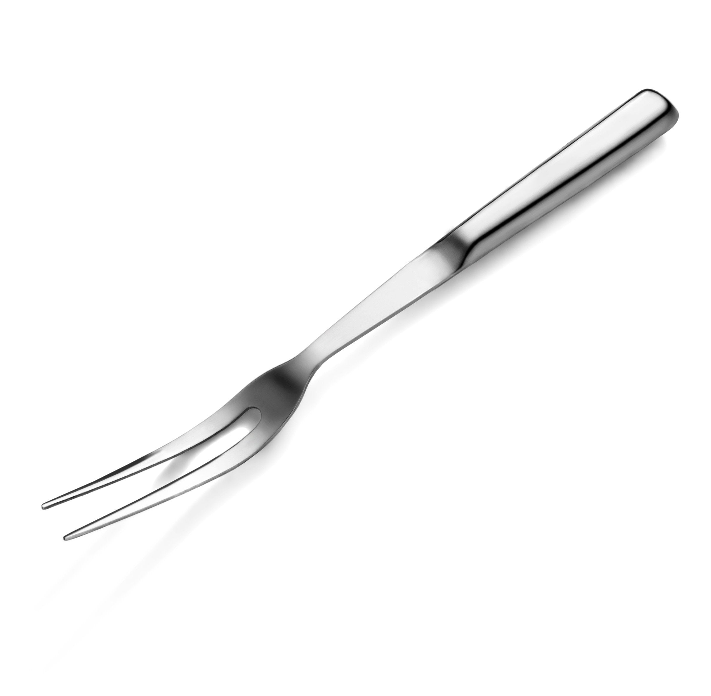 New Star Foodservice 52046 Hollow Handle 2 Tine Pot Fork, 11.5'', Silver