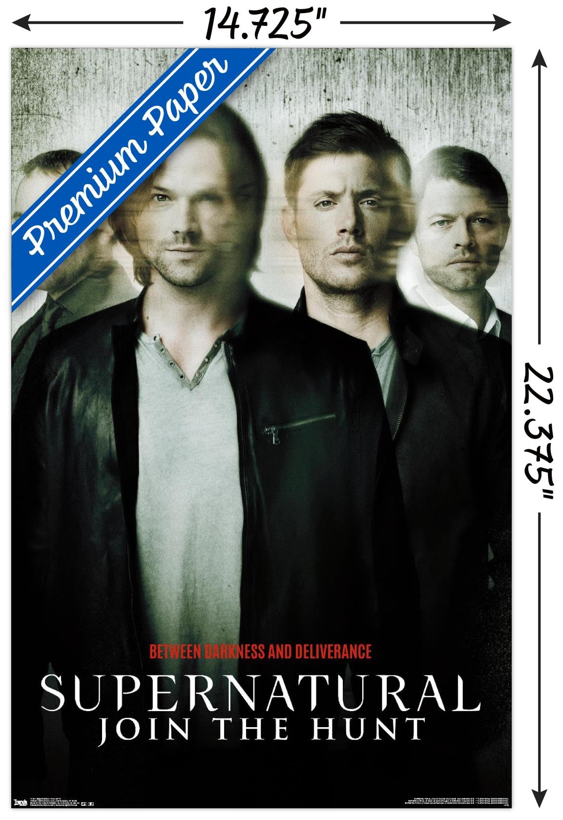 Trends International Supernatural - Key Art 11 Wall Poster, 22.4L X 14.7W, Premium Unframed Version