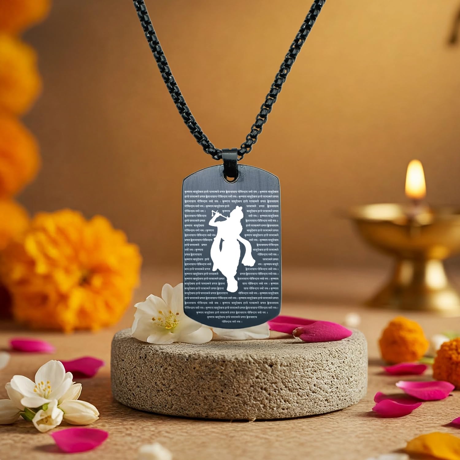Astrotalk Shree Krishna Maha-Mantra Kavach | Blessings, Prosperity & Strength | 108 Hours Energized by Top Astrologers | Engraved Lord Krishna Pendant