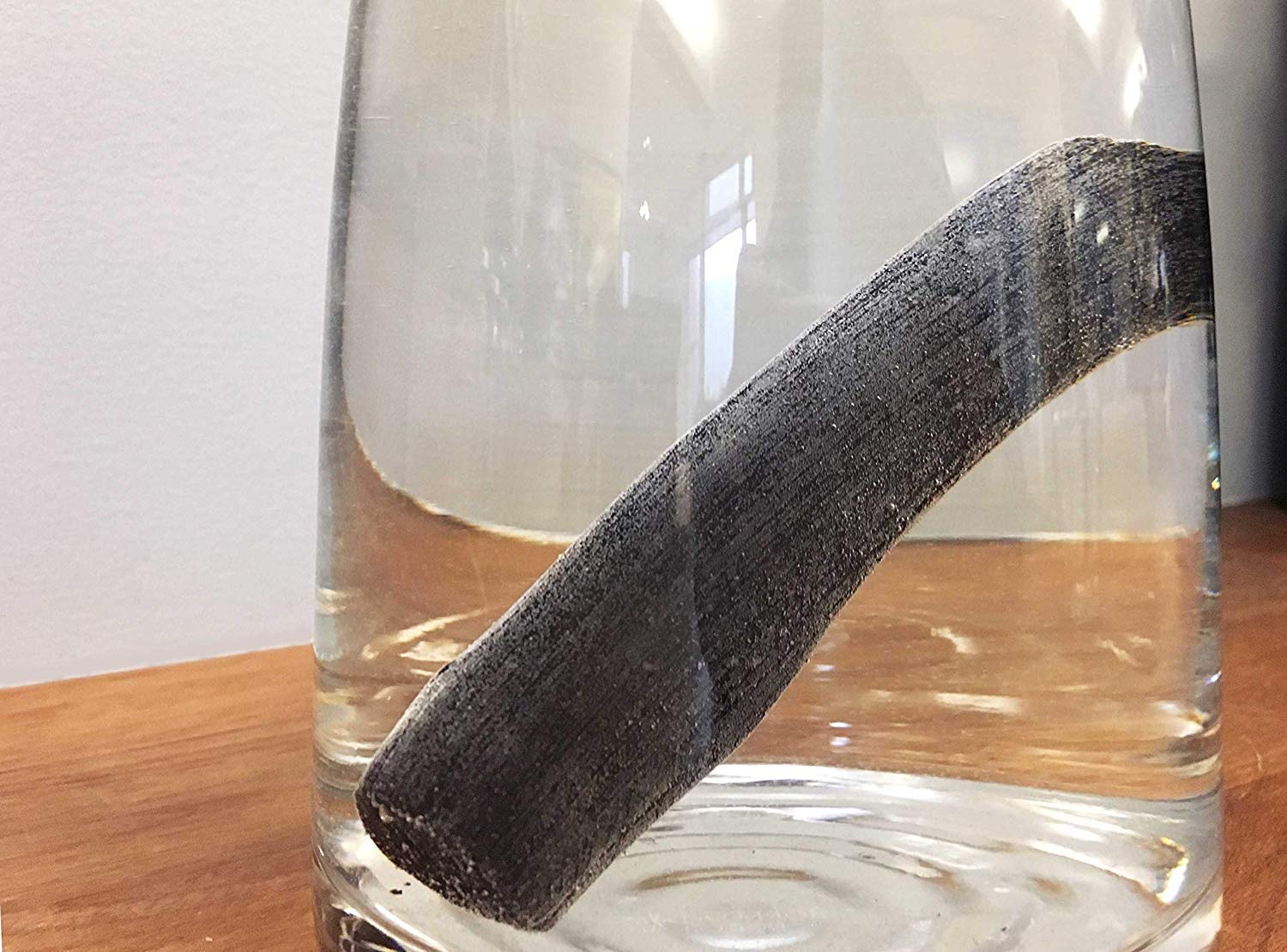Binchotan Charcoal From Kishu, Japan - Water Purifying Sticks For Great-Tasting Water, 4 Sticks, Each Stick Filters Up To 2 Lite