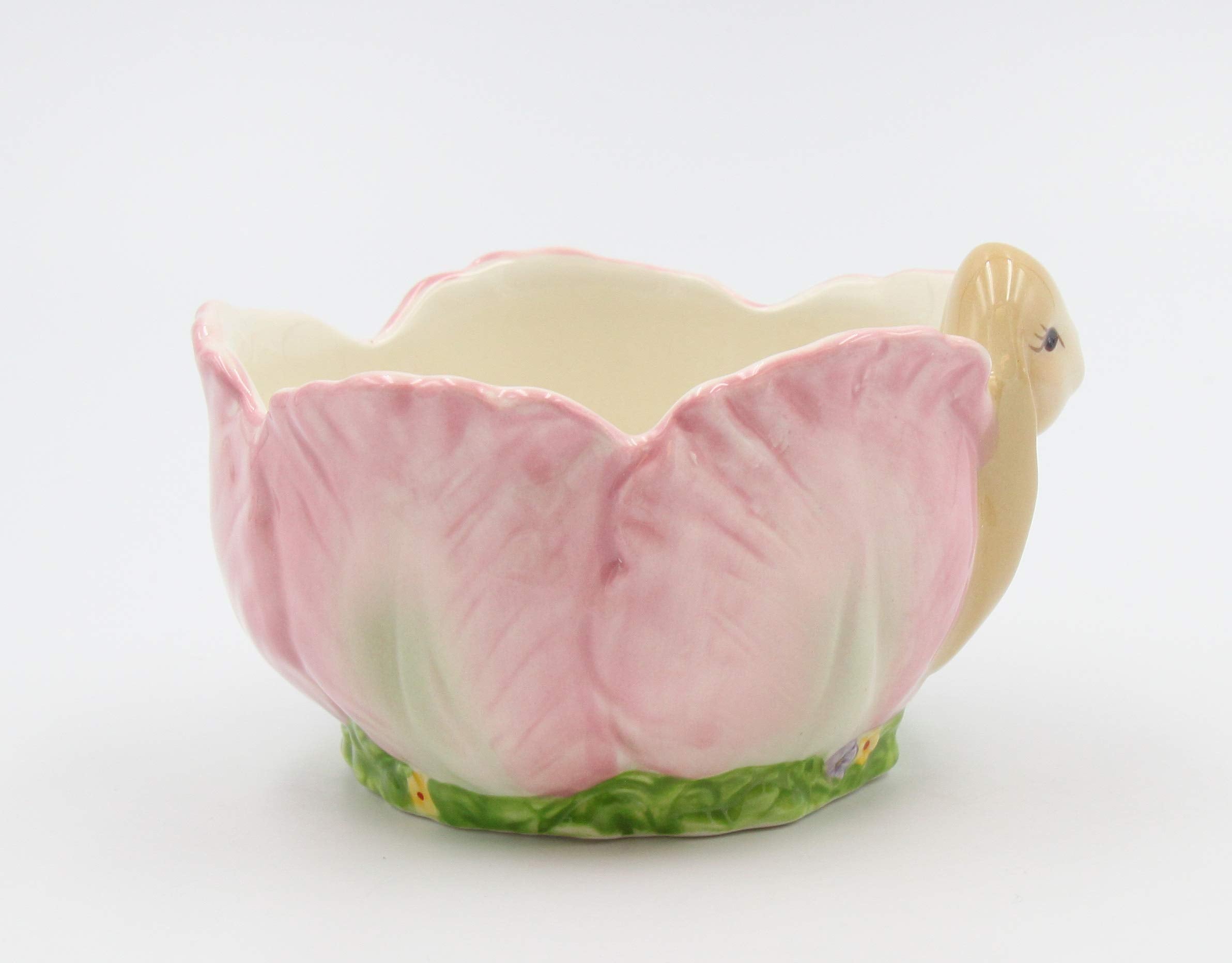Appletree Design Ceramic Barn Yard Bunny Candy Bowl  5-Inch Long  2-3/4-Inch
