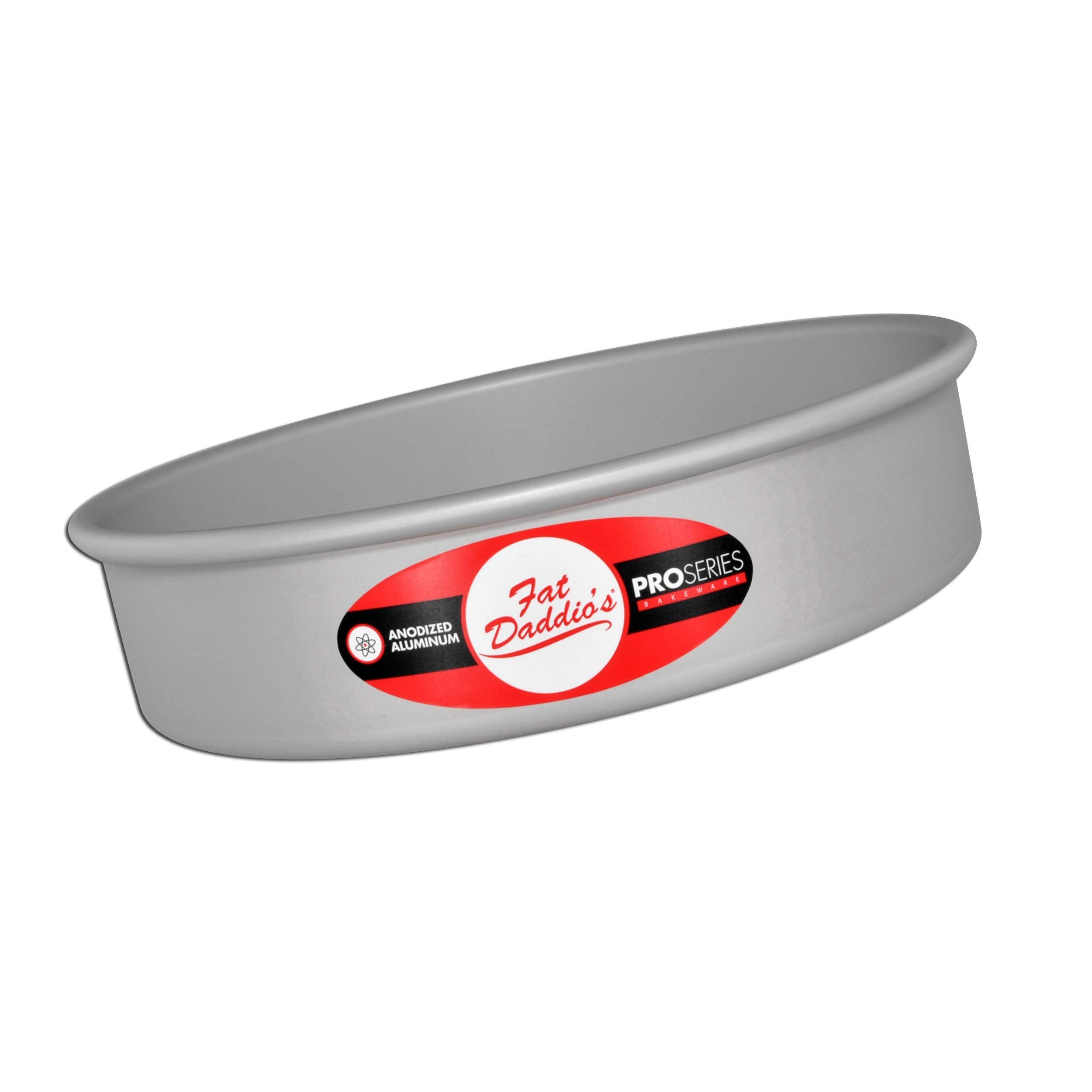 Fat Daddio'S Anodized Aluminum Round Cake Pan, 8 X 2 Inch