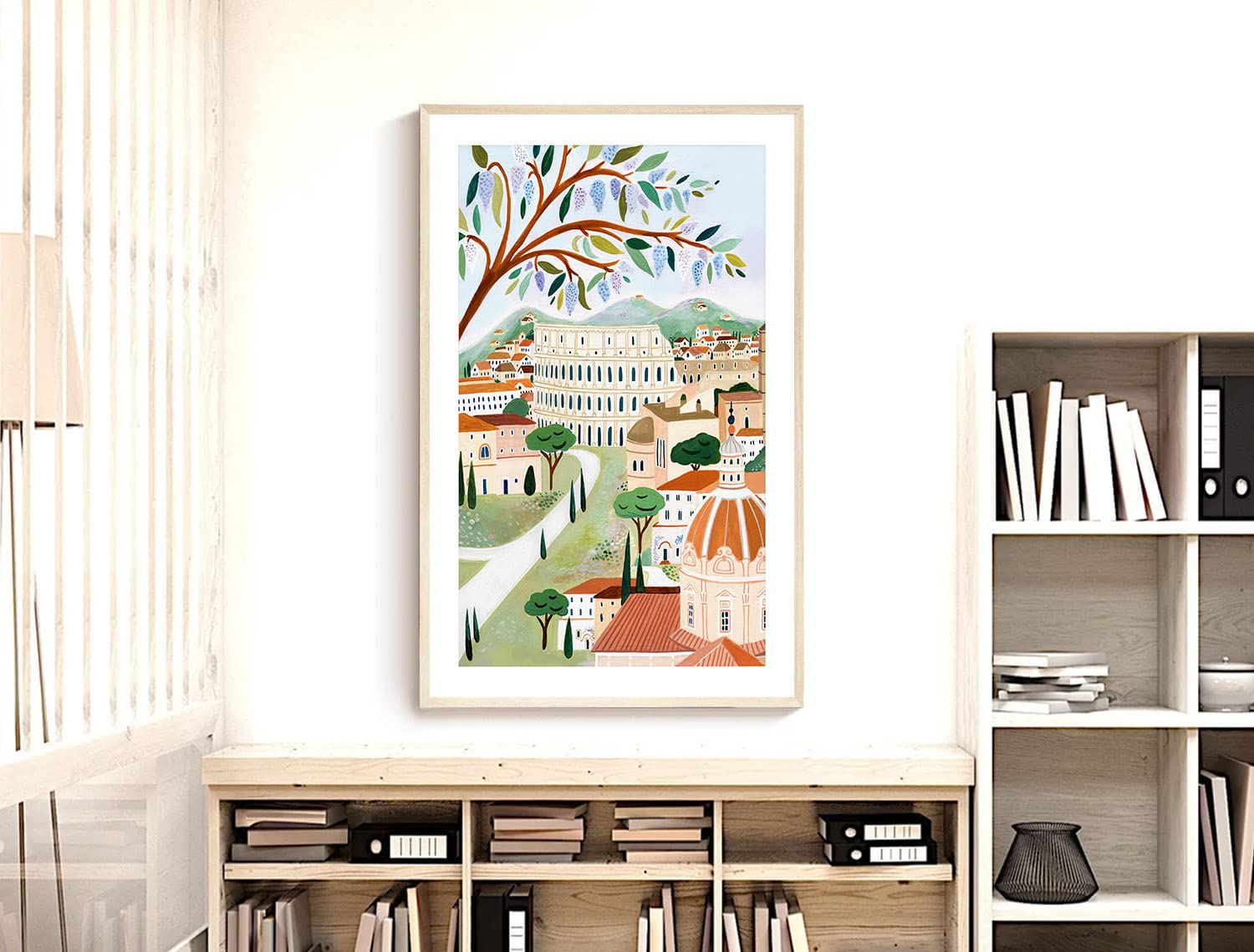 Nationcog Rome Art Print, Italy Art Print, Roma Print, Italy Poster, The Colosseum Print, Travel Gift, Travel Poster, Europe Pri