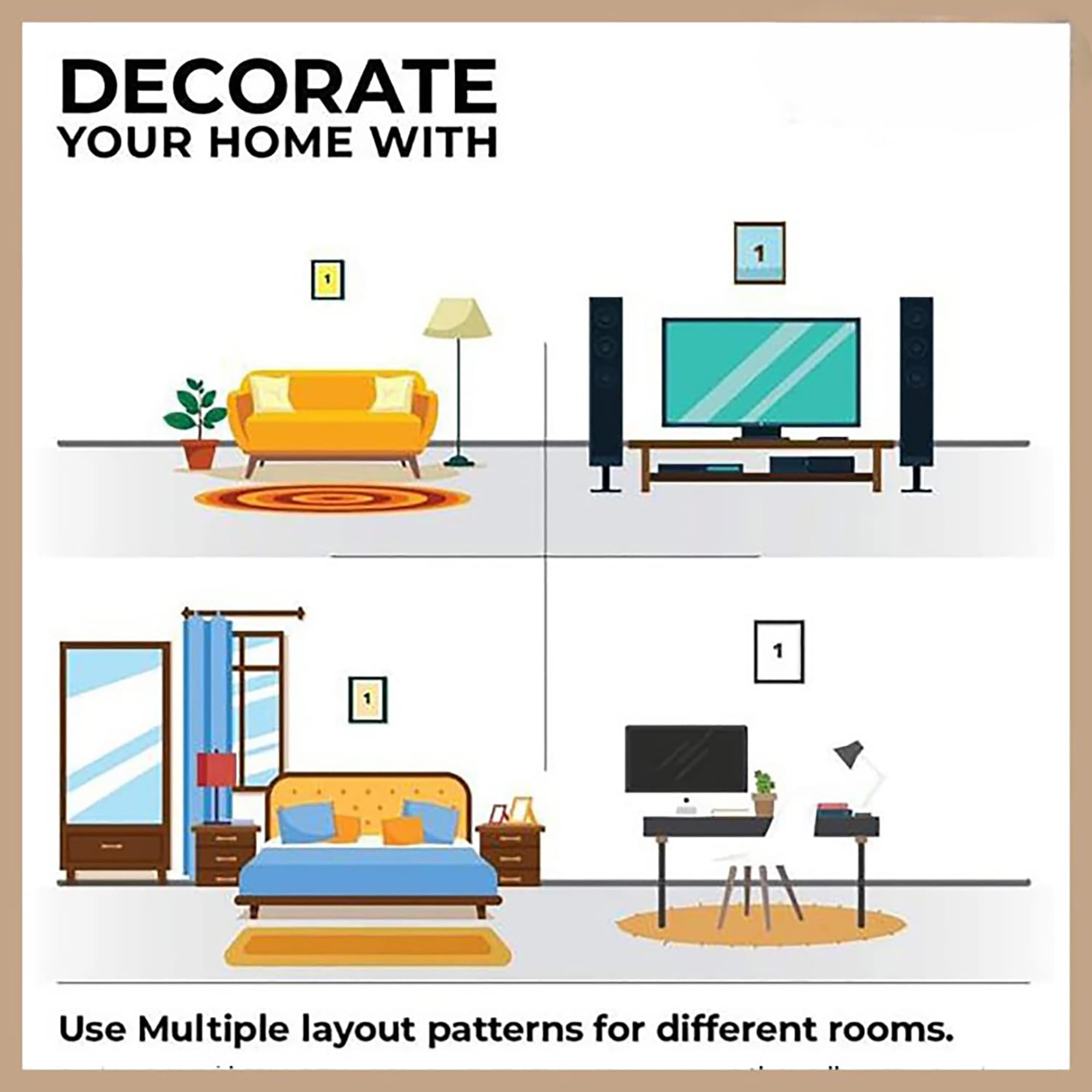 Alertera Industries Wall Paintings | Wood Wall Art For Bedroom | Radha-Krishna Wall Sculpture | Painting For Office | Painting F