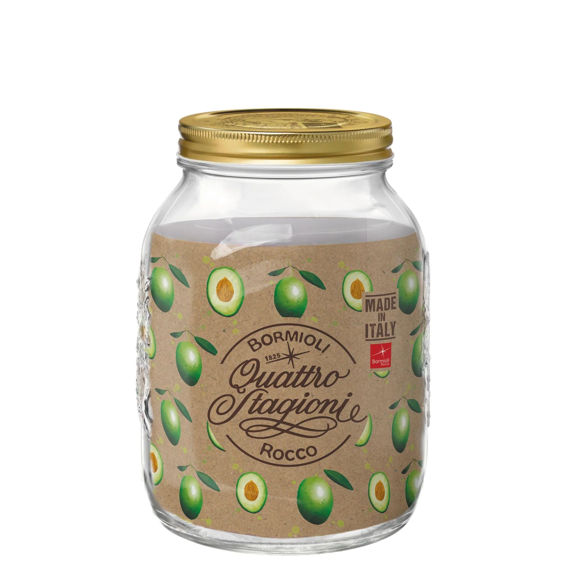 Bormioli Rocco Quattro Stagioni Maxi Collection - Gallon Jar - 3.78 Liter (128 oz.)