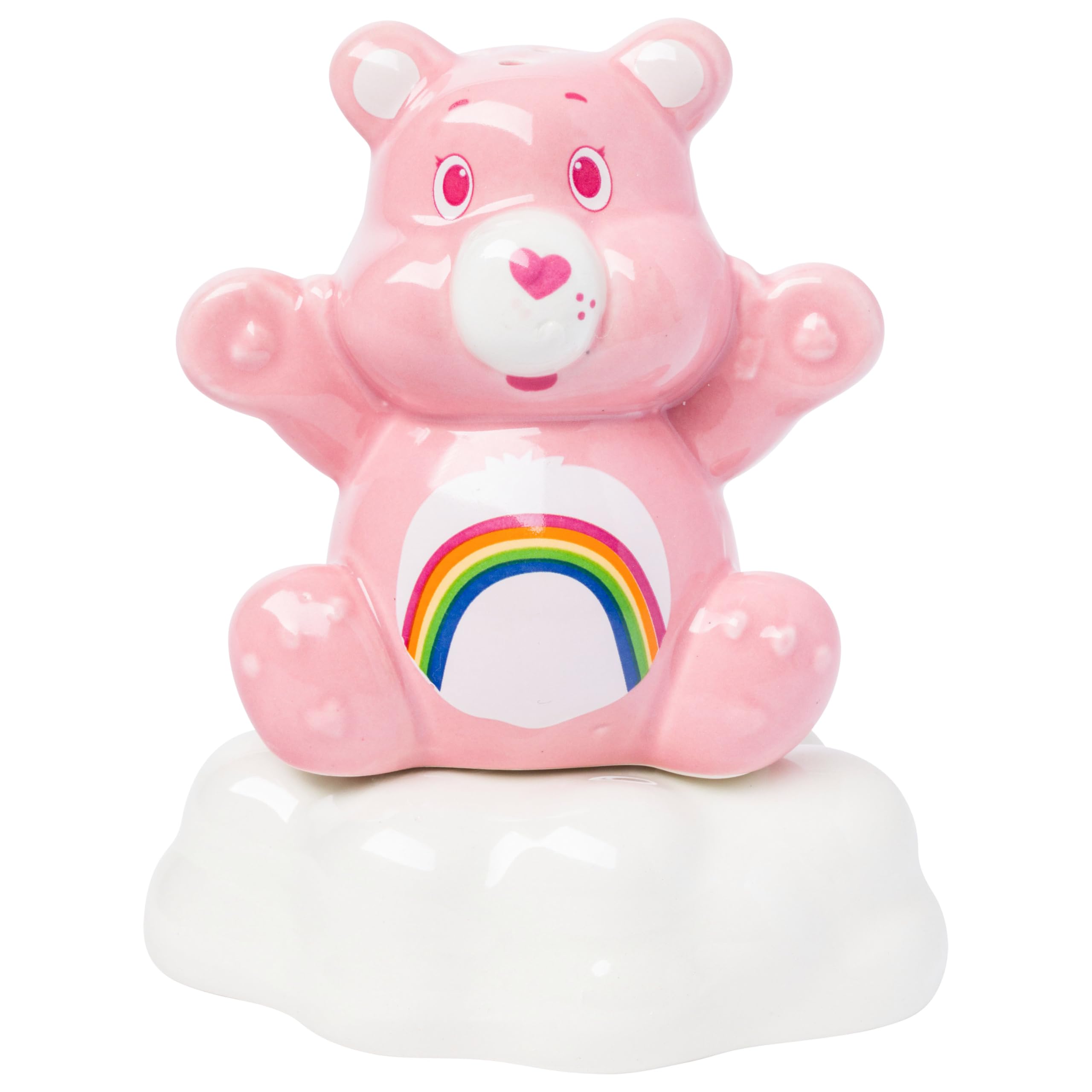 Silver Buffalo Care Bears 3d Ceramic Salt and Pepper Shaker Set Featuring Cheer Bear, 3.6    x 2.7    x 4.25   