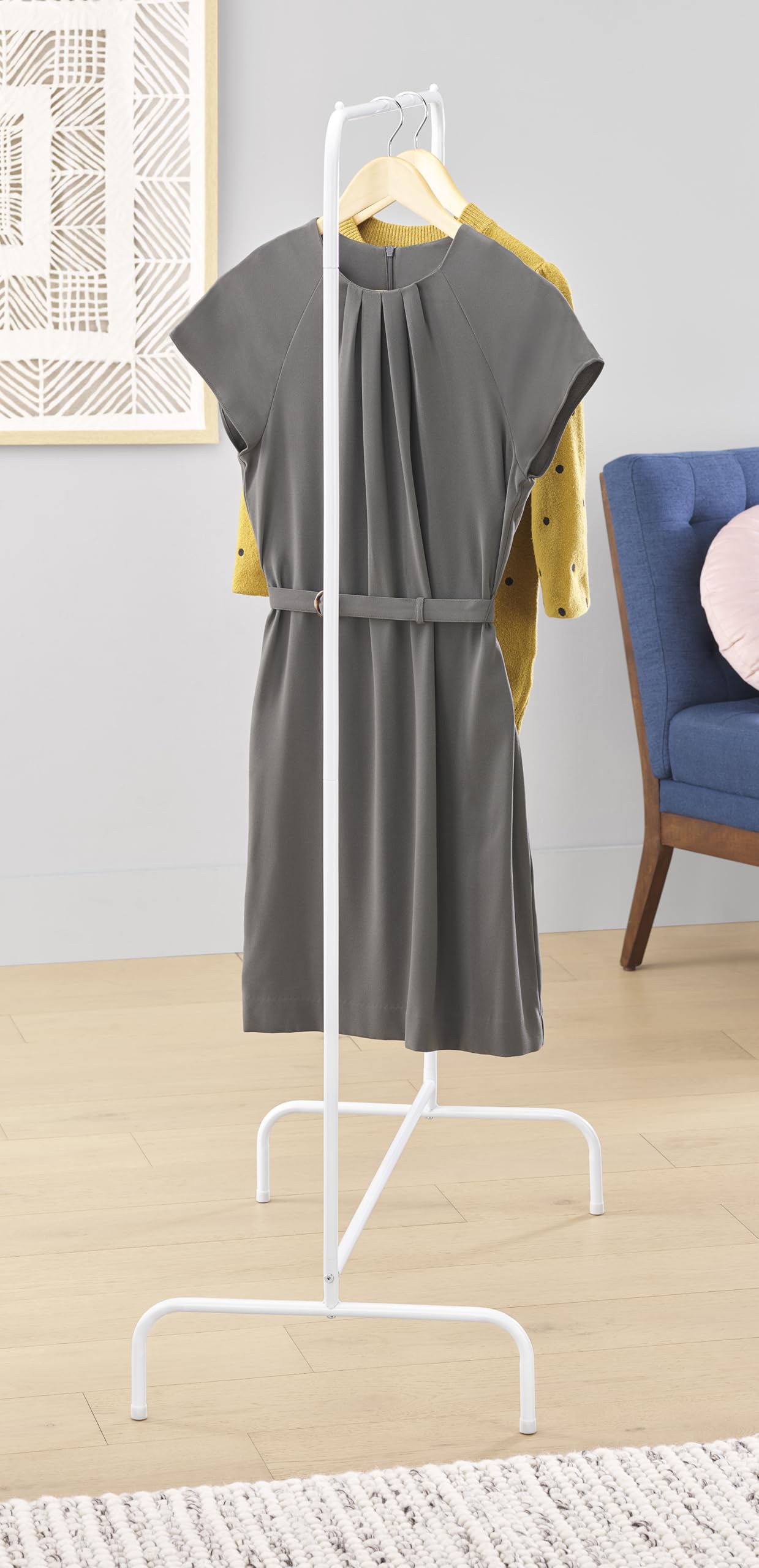 Whitmor Freestanding Garment Rack, White