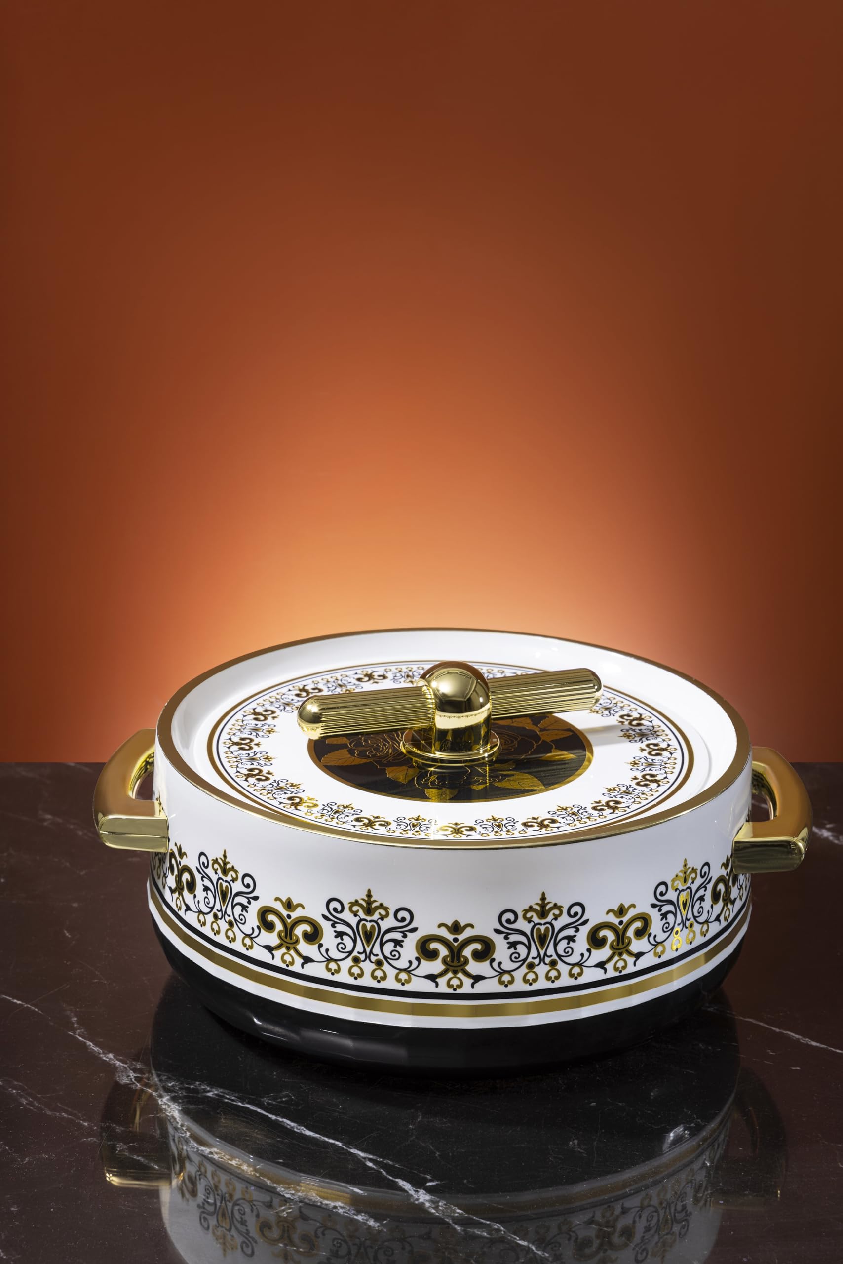 Selvel Elegance Casserole | Advanced Pu Insulation | Elegant Design Hot Pot | Hot Case Keeps Food Hot & Fresh For Hours | Serve