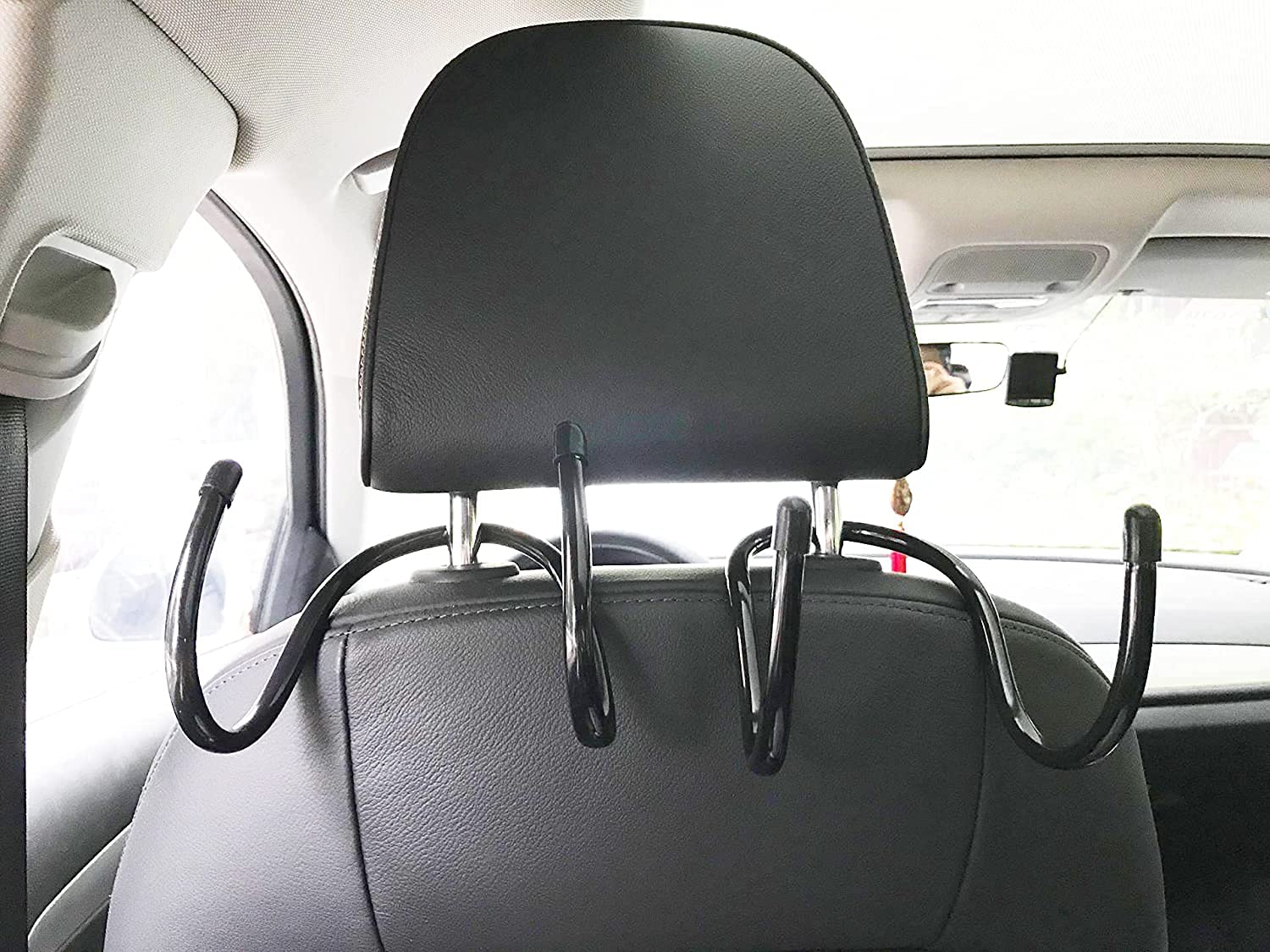 Cowboy Hat Holder Rack, Hat Holder Rack For Trunks Cars Suv, - Flexible Over The Car Seat Hat Hanger Hook - Keep Hat Shape - For