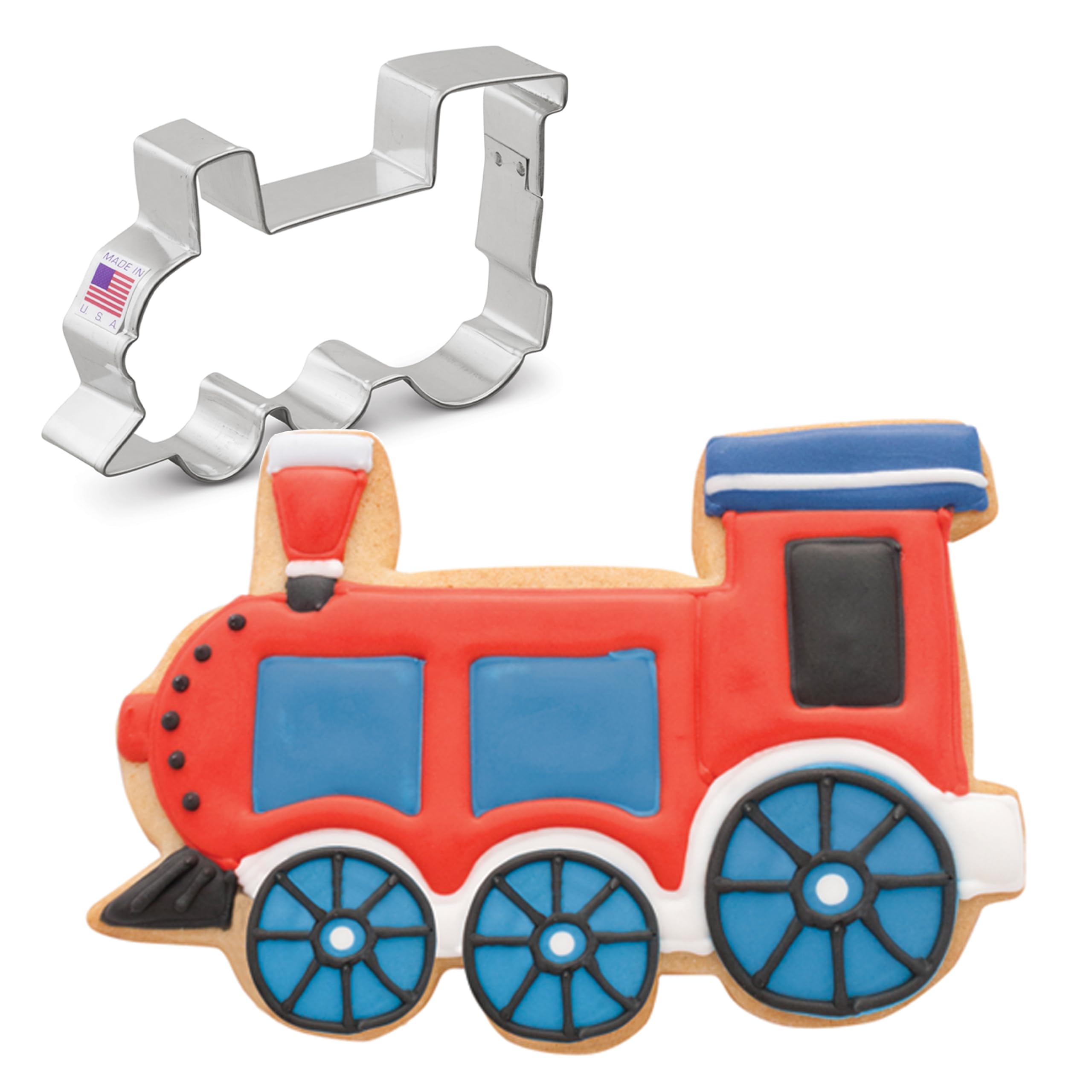 Ann Clark Train Locomotive Cookie Cutter 4-3/4 Made in USA