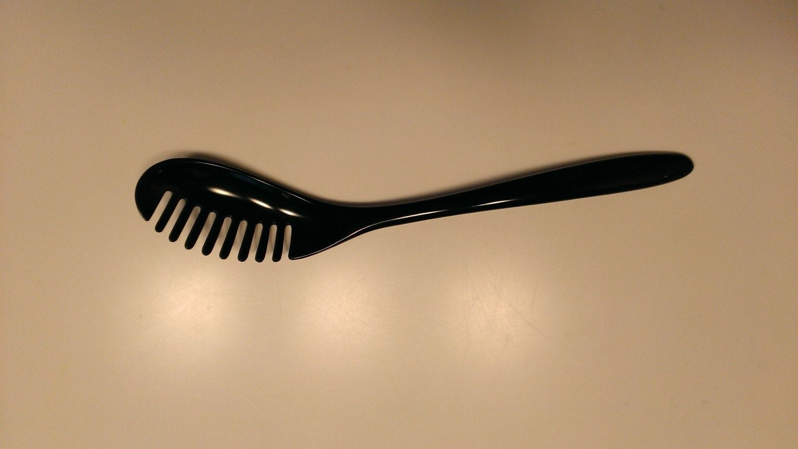 Gourmac 12.75'' Black Pasta Server