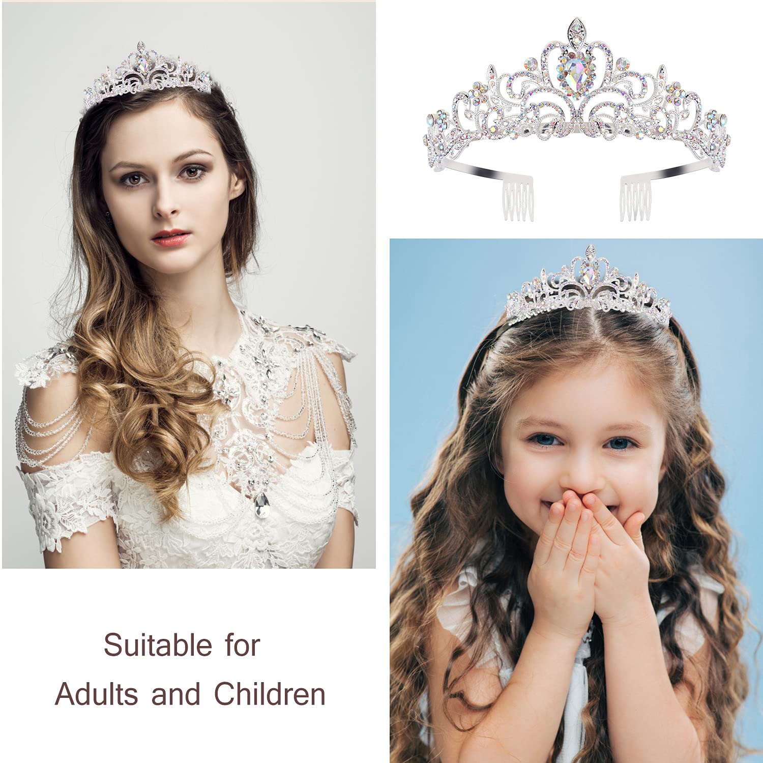 Tiara For Women Birthday Queen, Crowns For Women Birthday, Tiara For Women Birthday Queen With Birthday Girl Sash, Birthday Crow
