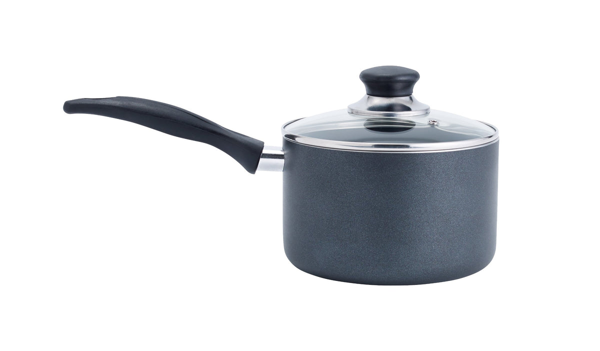 T-Fal Specialty Nonstick Handy Pot With Glass Lid 3 Quart, Oven Safe 350F, Multipurpose Sauce Pan, Small Cooking Pot, Stay-Cool