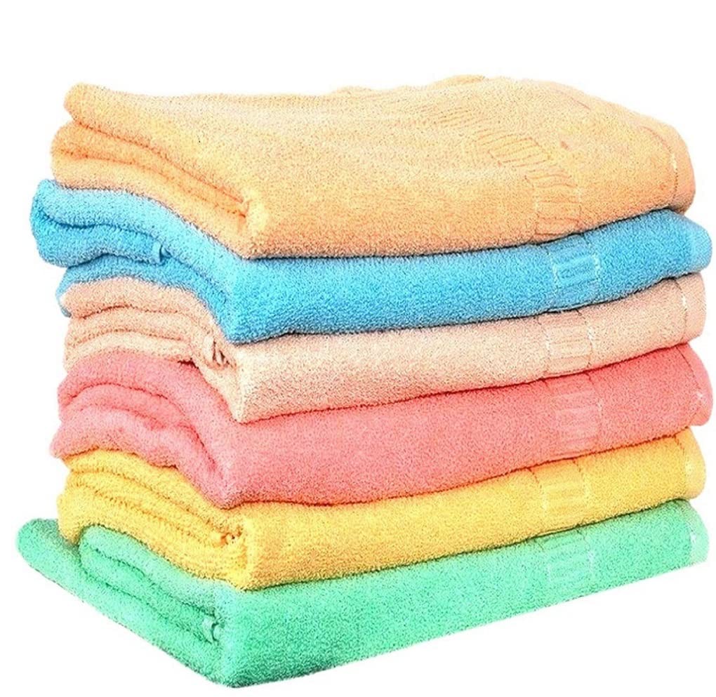 Ayus Cotton Hand Towel 450 Gsm, Multicolour Ultra Soft And Super Absorbent (Set Of 6)