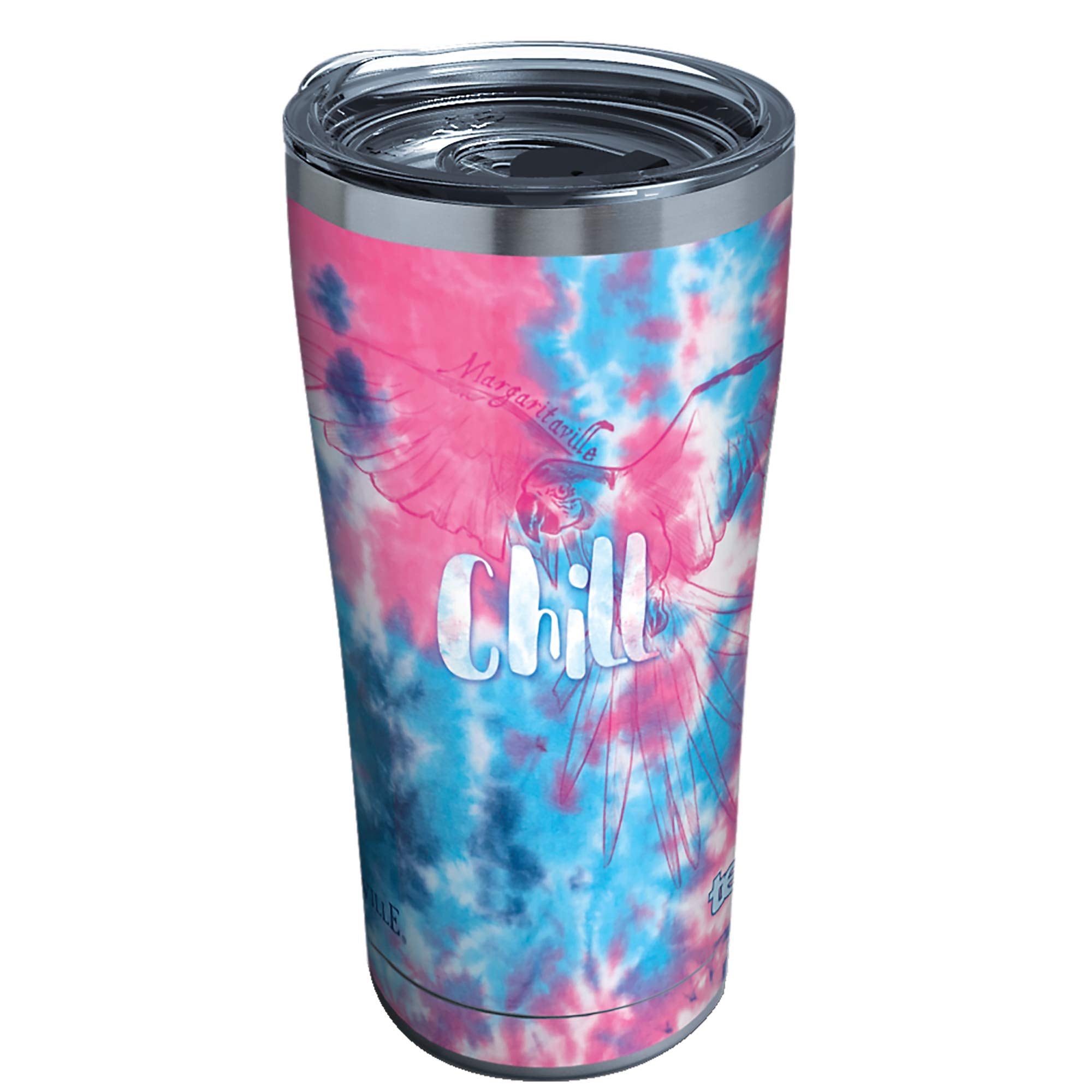 Tervis Triple Walled Margaritaville Tie Dye Chill Insulated Tumbler Cup Keeps Drinks Cold & Hot, 20Oz, Stainless Steel