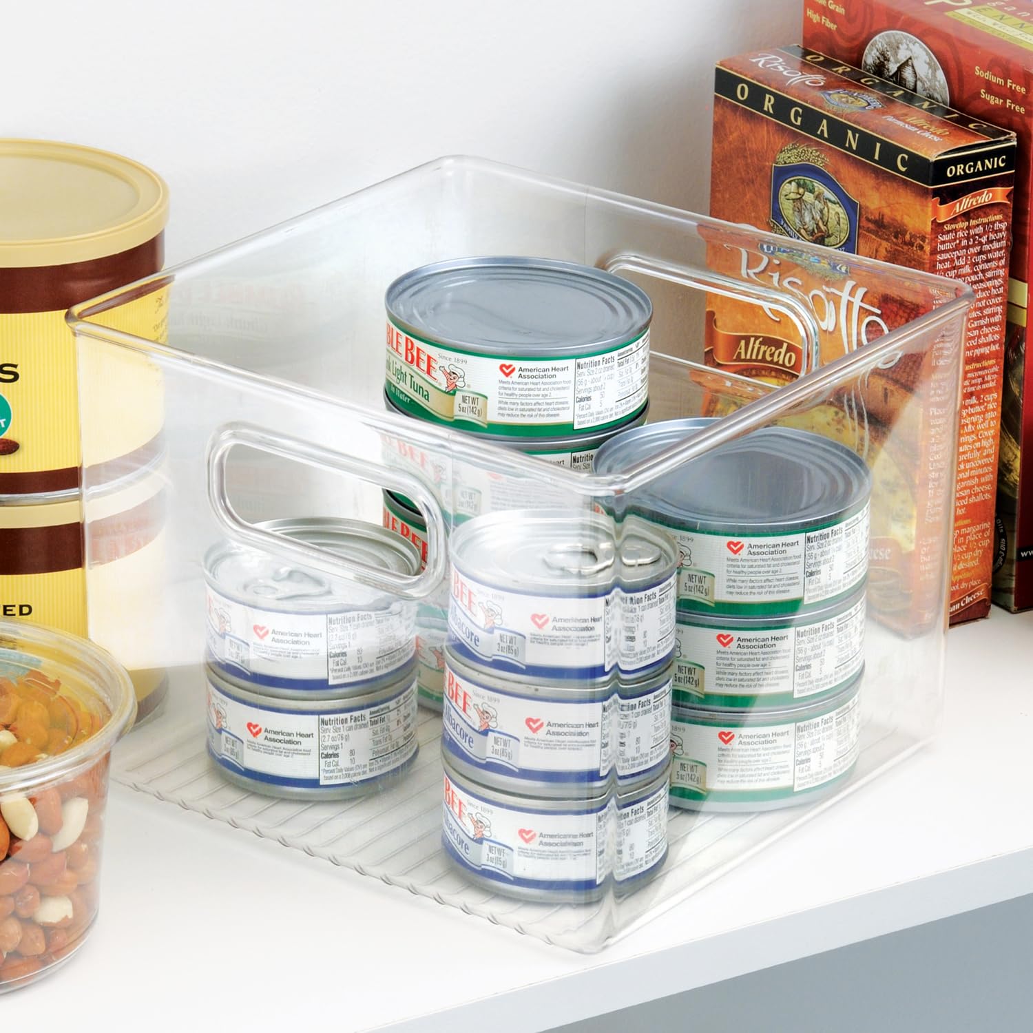 Idesign Plastic Fridge And Pantry Storage Bins, Organizer Container For Kitchen, Bathroom, Office, Craft Room, Bpa-Free, 8 X 8