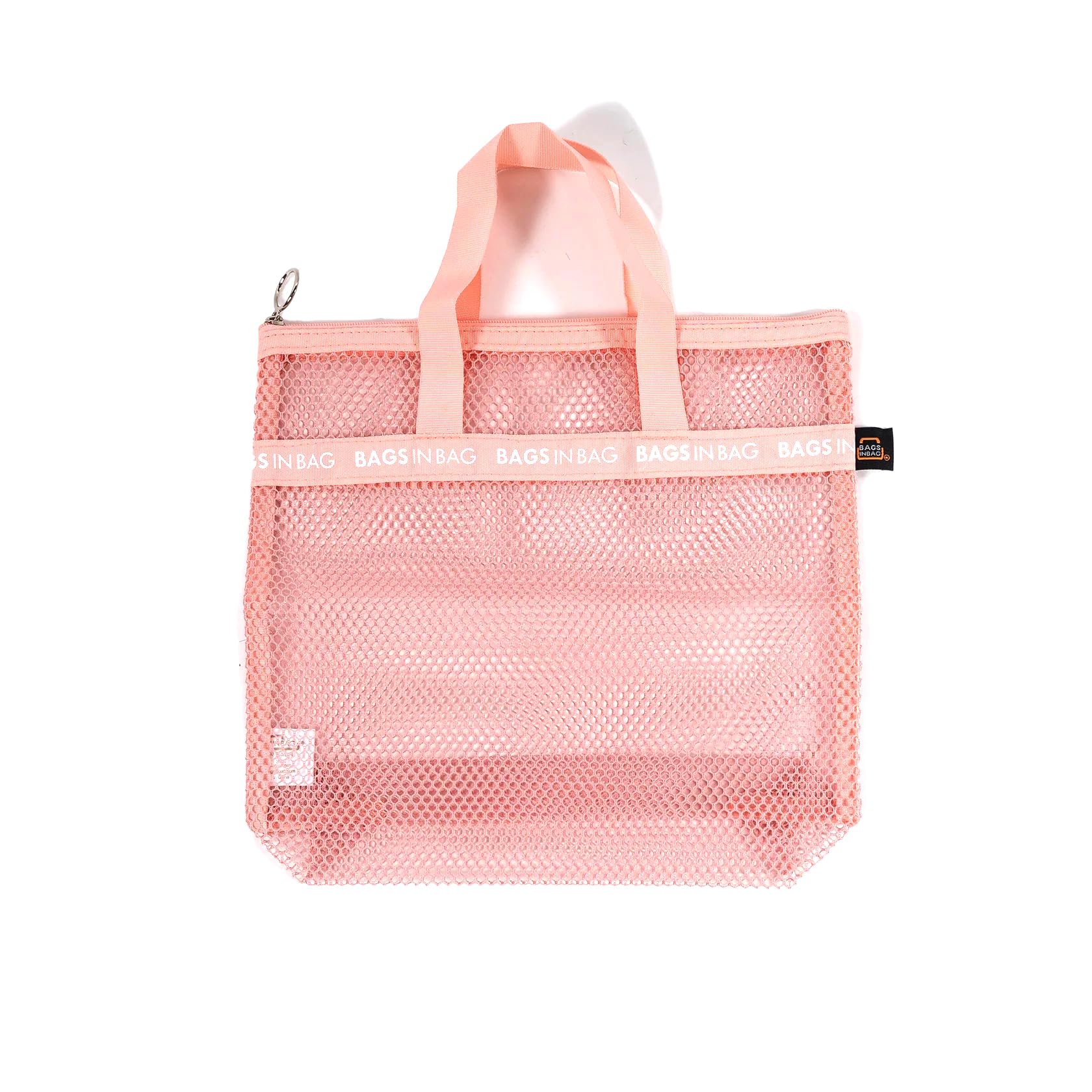 Mesh Travel Shower Caddy Tote Bag For Gym, Swim, Dorms, Bathrooms | 12''X12''X 3.5'' | Pink