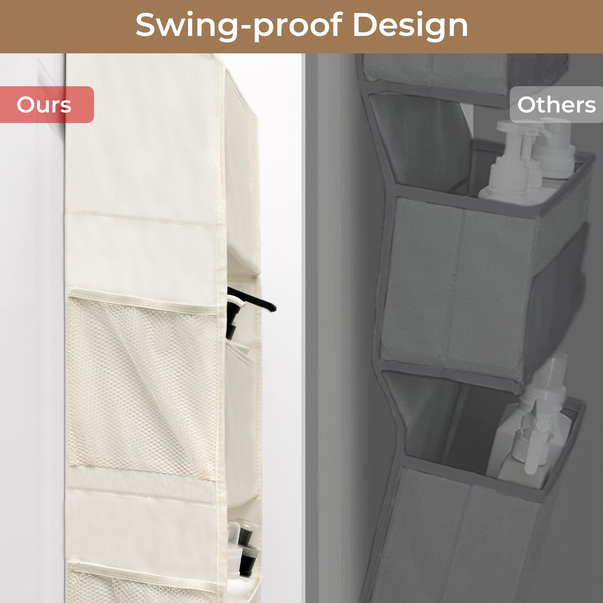 Granny Says 6-Shelf Over The Door Organizer, Door Hanging Organizer, Closet Door Organizer, Back Of Door Organizer, Behind The D