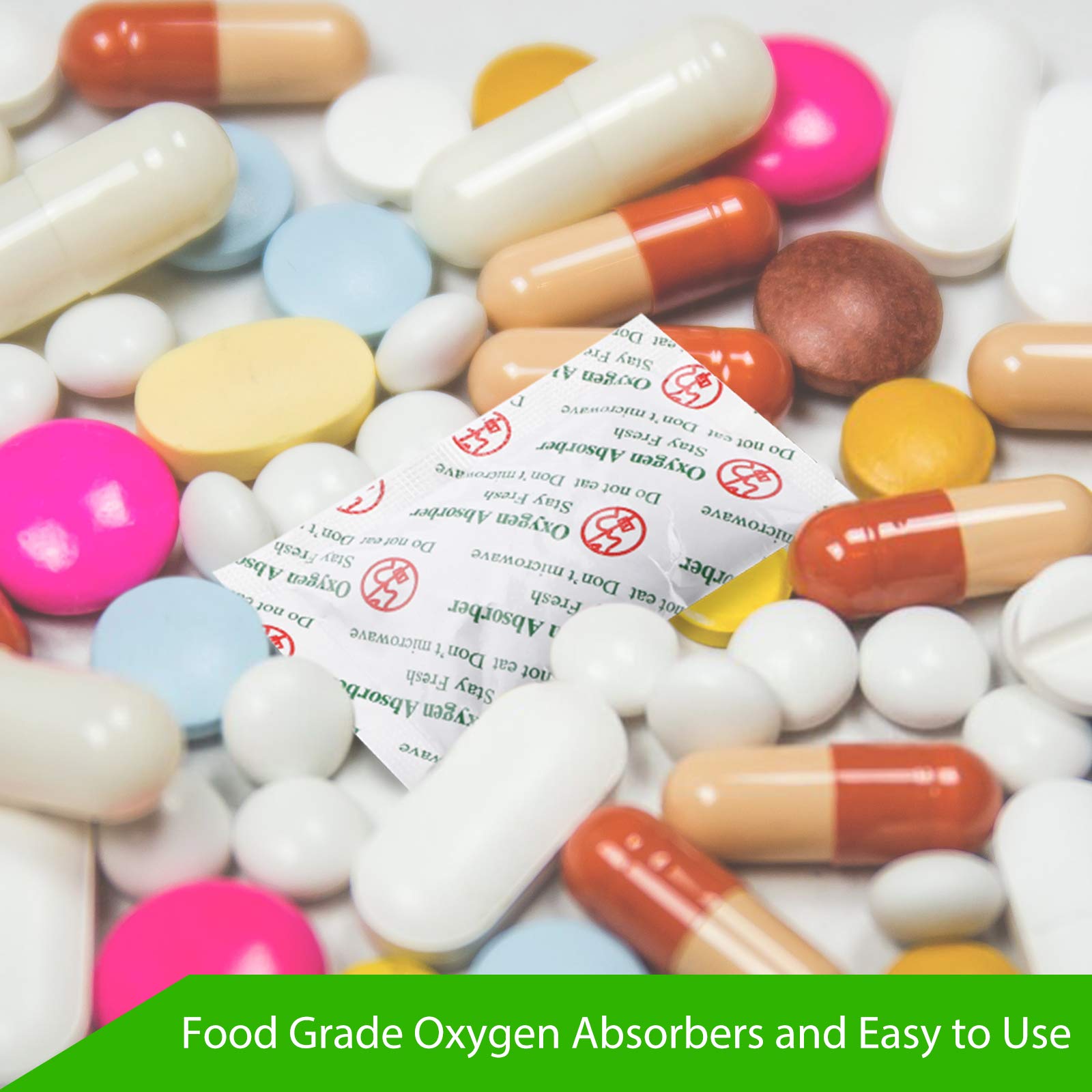 Surpoxyloc (30Sachets)3000Cc Oxygen Absorbers For Food Storage, Food Grade Oxygen Absorbers Packets For Food