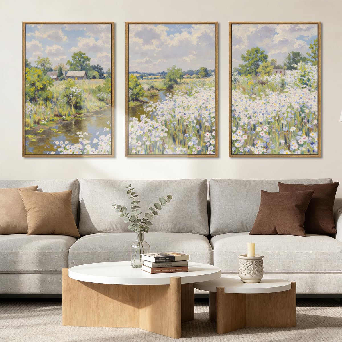 Bincue Floral Vintage Wall Art 16X24 Inches