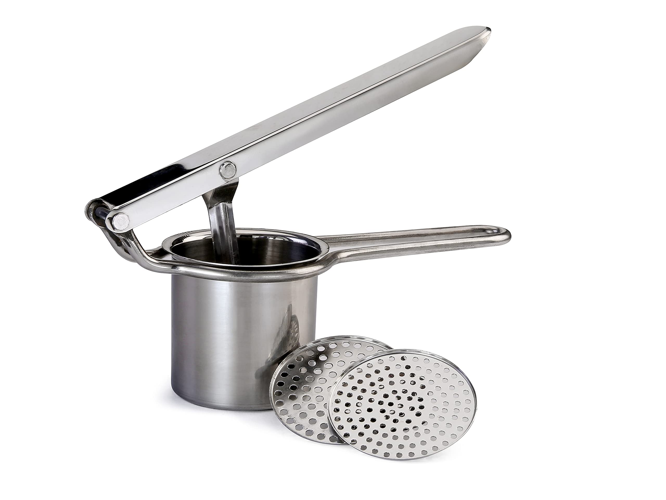 Vinod Large Potato Ricer - Heavy Duty Stainless Steel Potato Masher | Manual Press & Mash For Fruits & Vegetables | Kitchen Tool