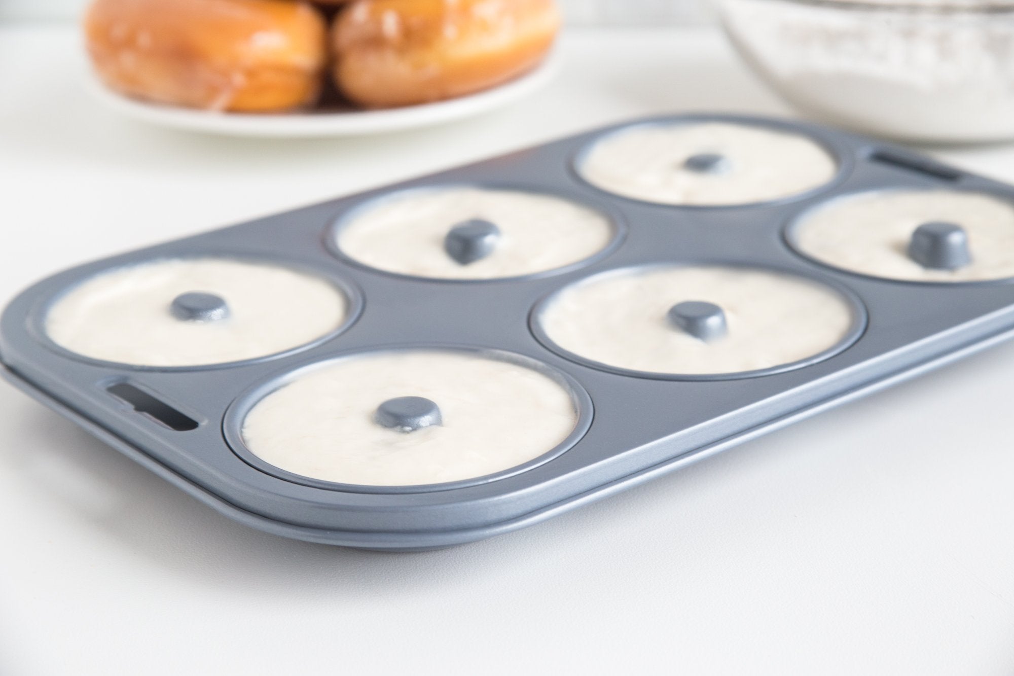 Fox Run Non-Stick, Donut Pan, Metallic