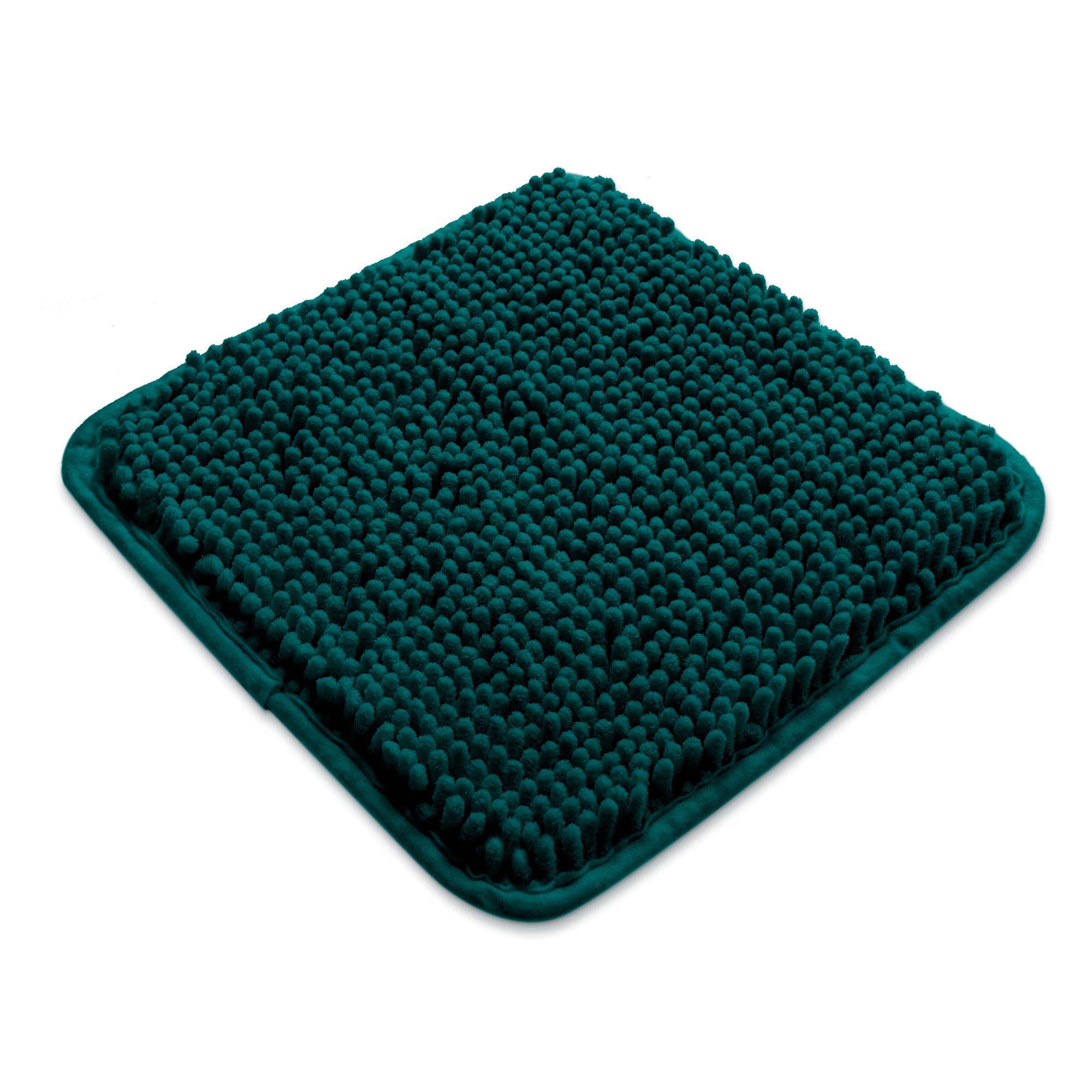 Yeaban Dark Teal Bathroom Rugs Sets 2 Piece - Thick Chenille Bath Mats | Absorbent And Washable Bath Rug Non-Slip, Plush And Sof