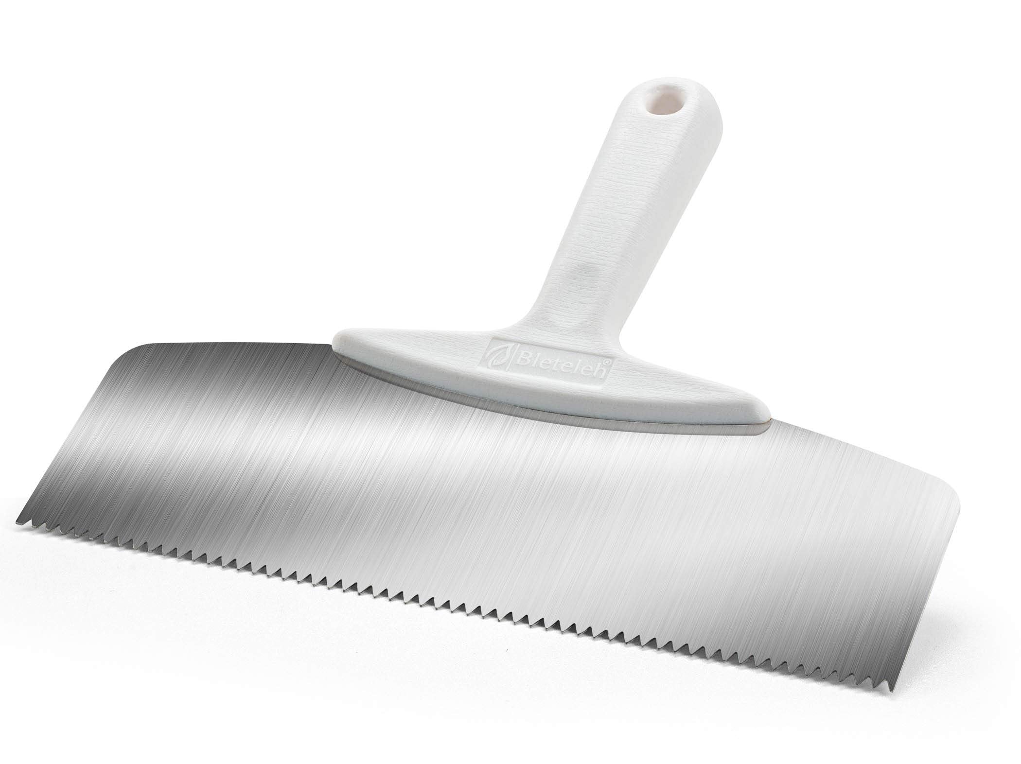 Bleteleh Extra Wide 10-Inch Stainless Steel Cake Decorating Comb For Tall Large Cakes, Pastry And Icing Comb With Fiber-Reinforc