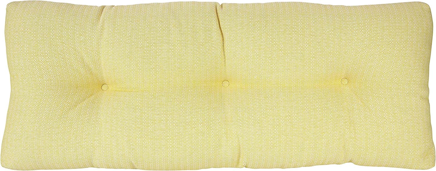 Klear Vu Corner Nook Or Piano Seat Omega Non-Slip Tufted Bench Cushion For Indoor Furniture, Entryway Storage, Bay Window, 27 In