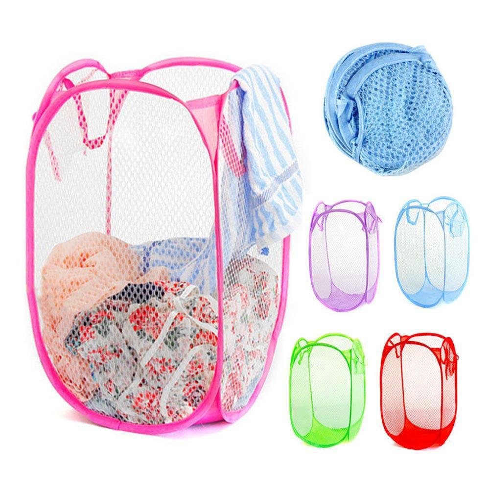 Kuber Industries Nylon Mesh Laundry Basket (Ctktc1477)