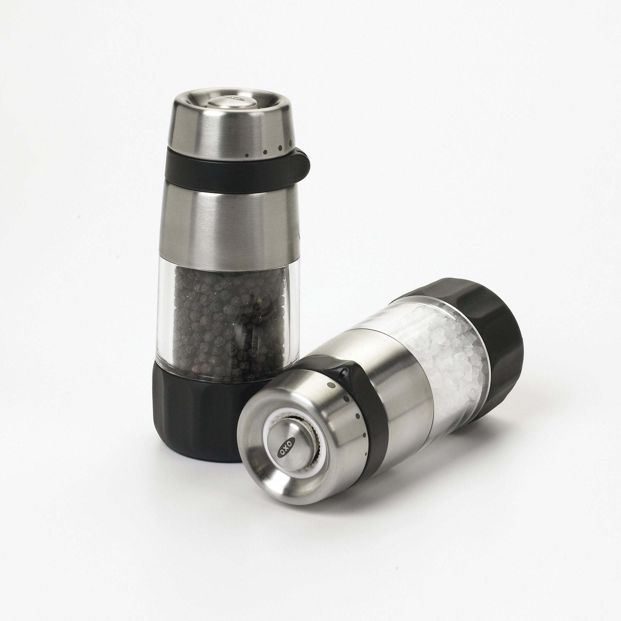 Oxo Good Grips Salt And Pepper Grinder Set, Stainless Steel