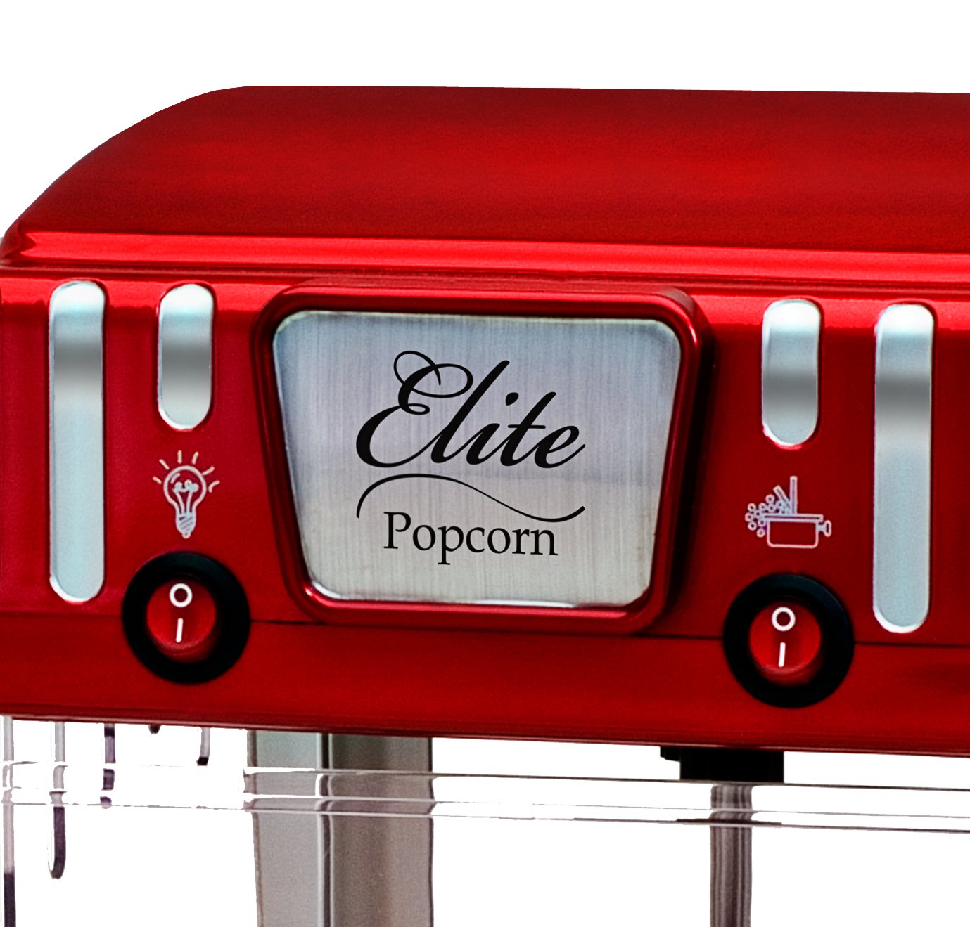Elite Gourmet Epm-250 Maxi-Matic 2.5 Ounce Classic Carnival, Tabletop Kettle Popcorn Popper Machine, Retro-Style, Movie Hot Butt