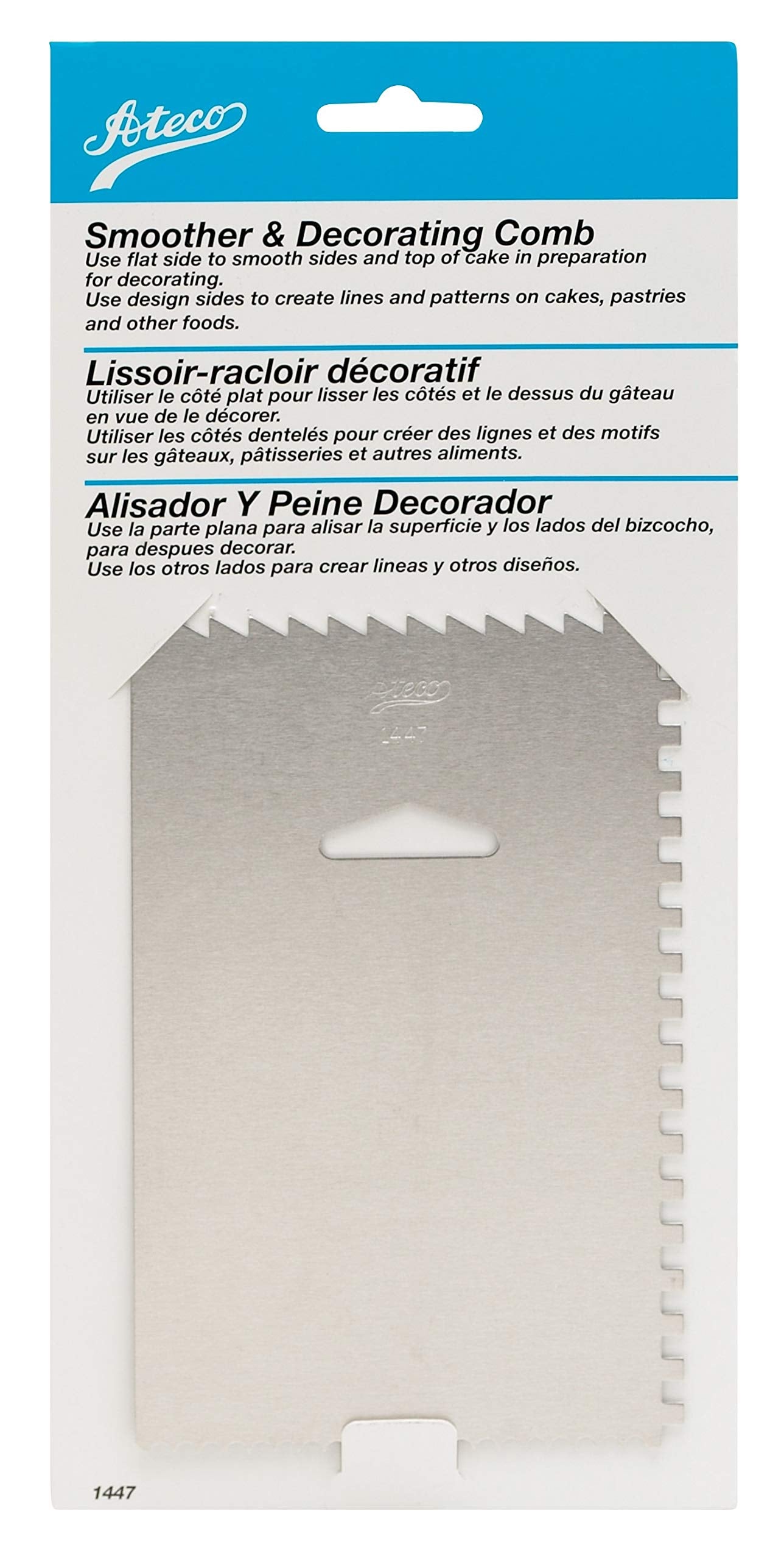 Ateco Decorating Comb & Icing Smoother (2)