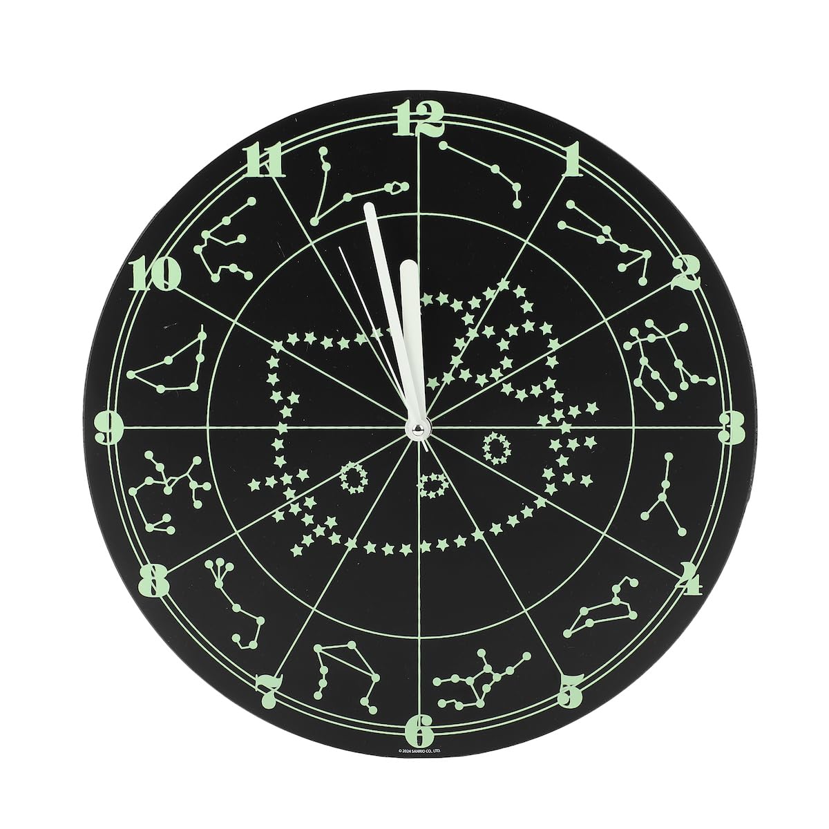 Bioworld Hello Kitty Zodiac Stars Glow-In-The-Dark Wall Clock