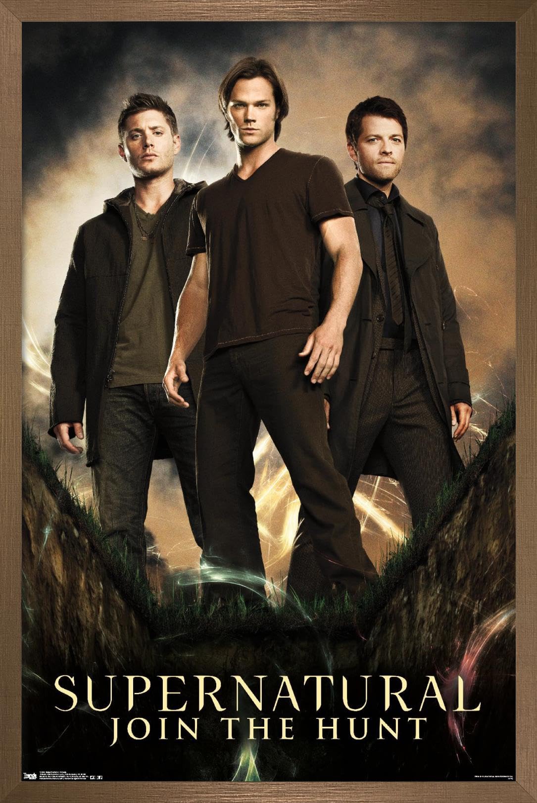 Trends International Supernatural - Group Wall Poster, 14.725'' X 22.375'', Bronze Framed Version
