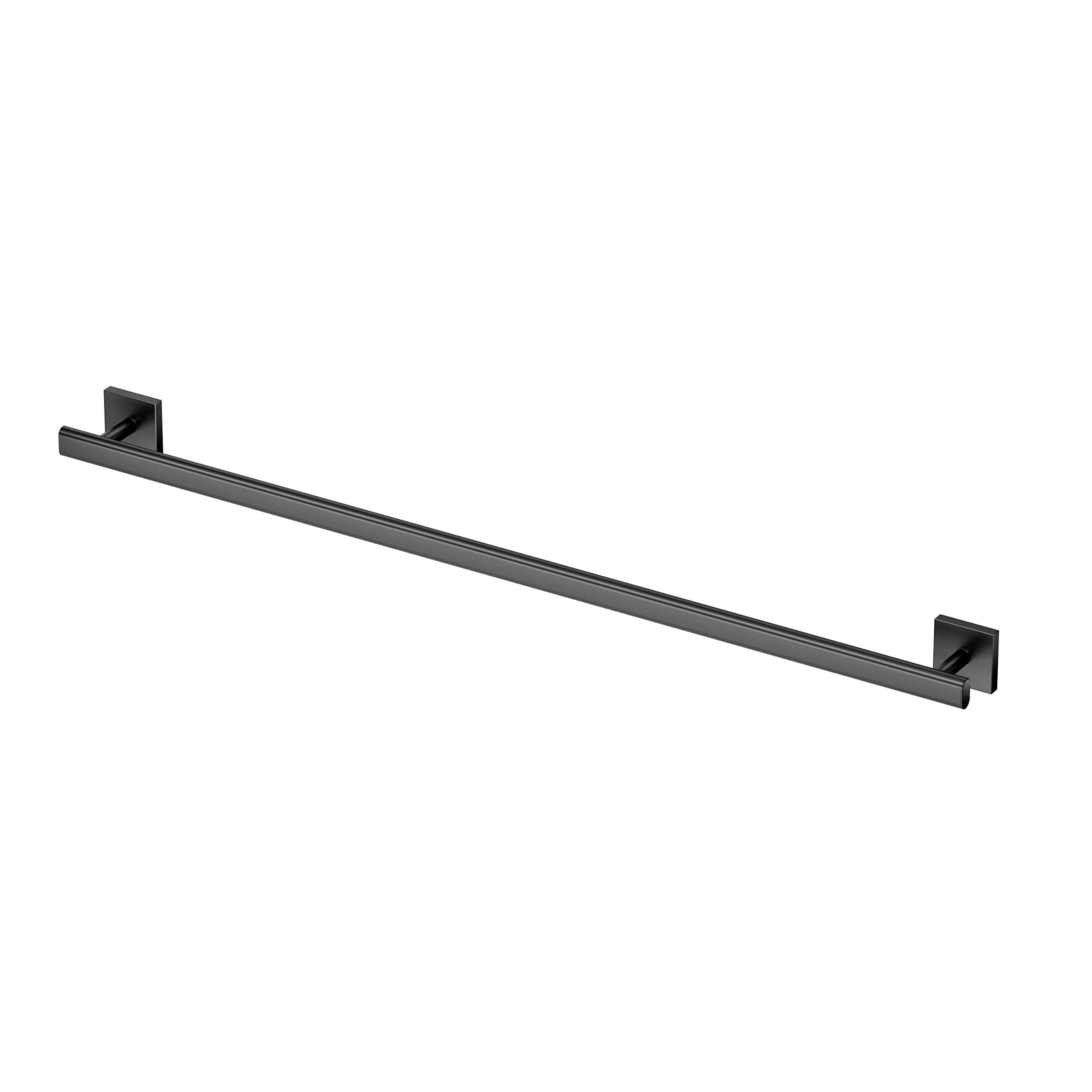 Gatco 4050Amx Elevate, Towel Bar, 30   , Matte Black/Wall Mounted 30 Inch Towel Holder For Bathroom