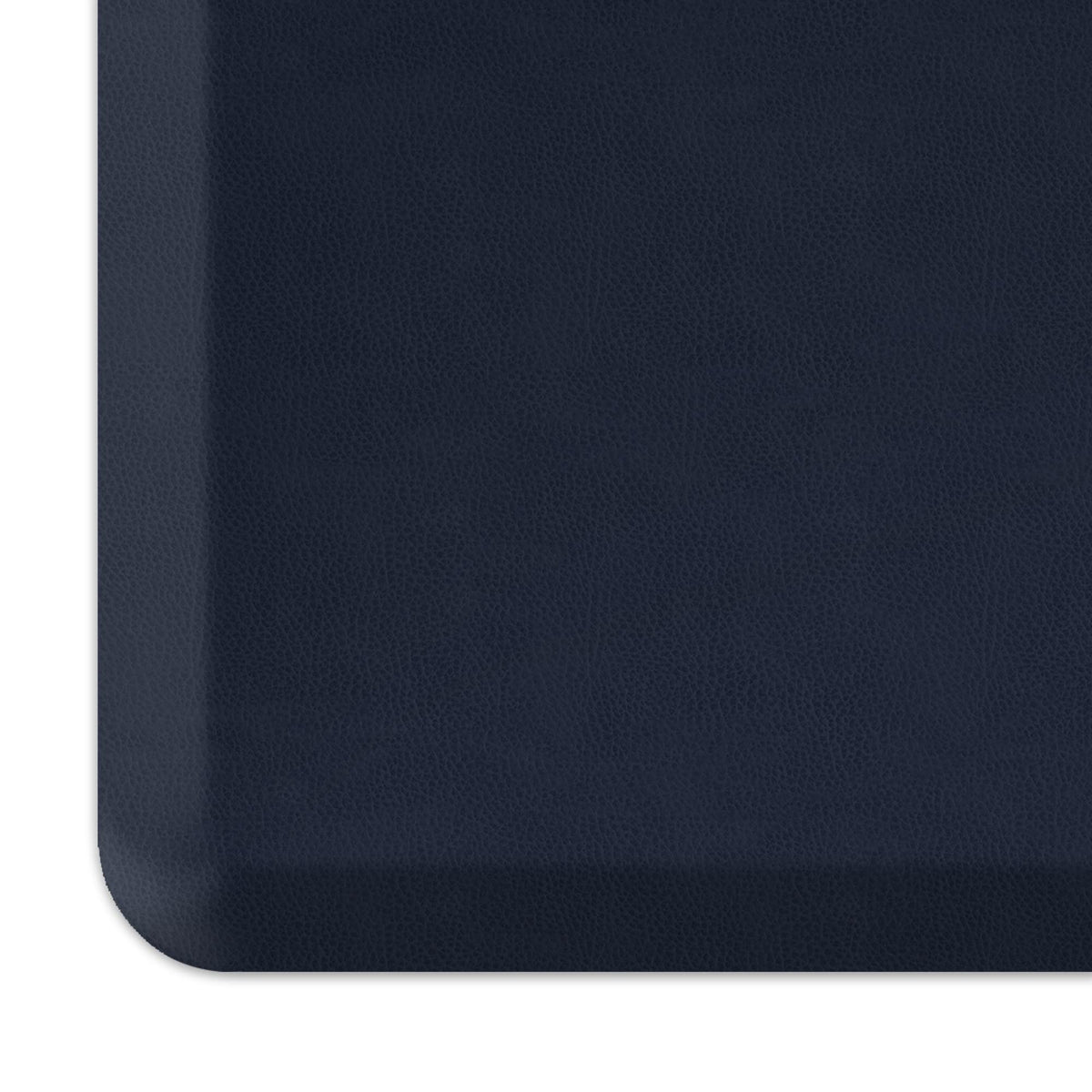 Gelpro Designer Comfort 3/4 Thick Ergo-Foam Anti-Fatigue Kitchen Floor Mat, 20X48, Leather Grain Navy