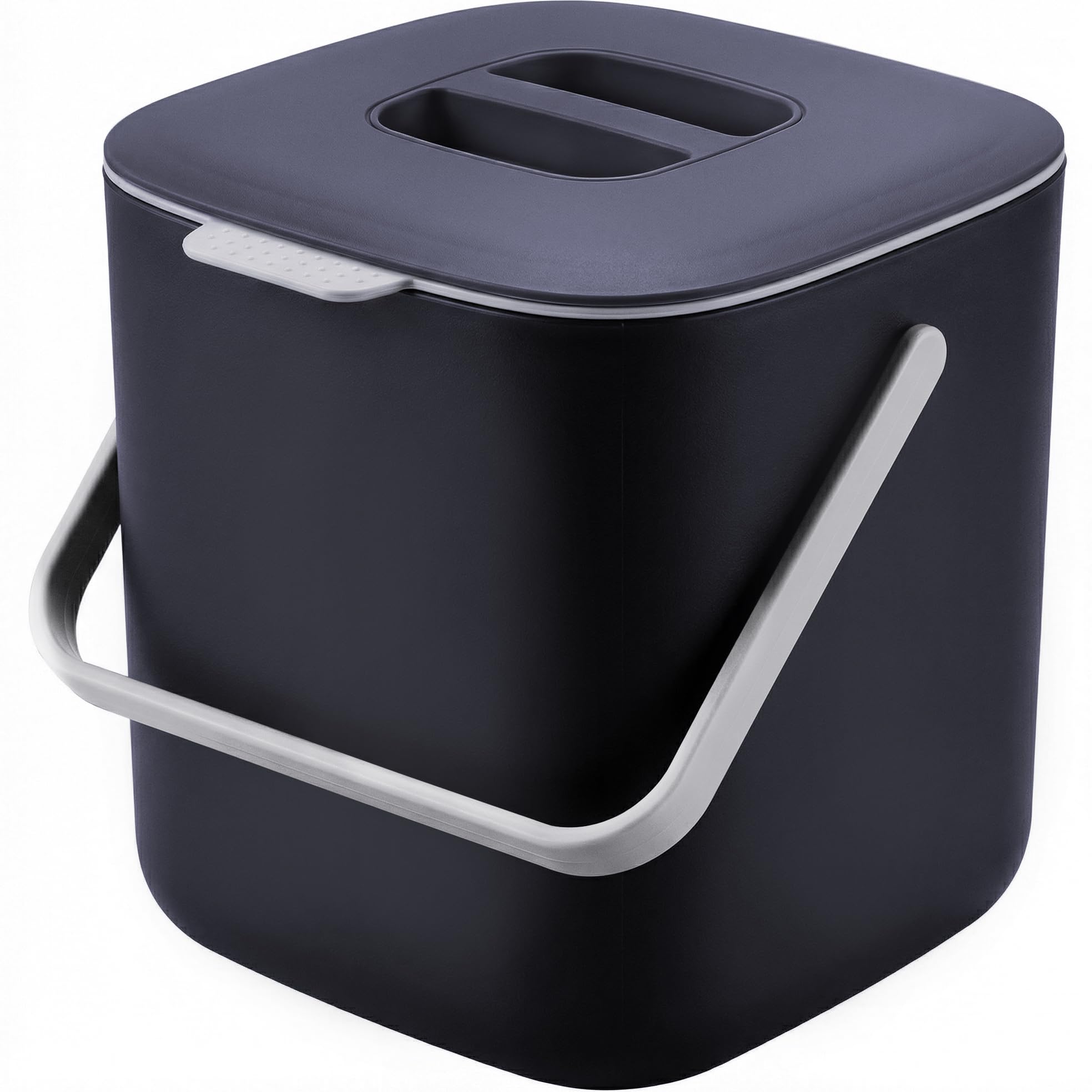 Compost Bin Kitchen, 0.7Gal Sealed Countertop Compost Bin