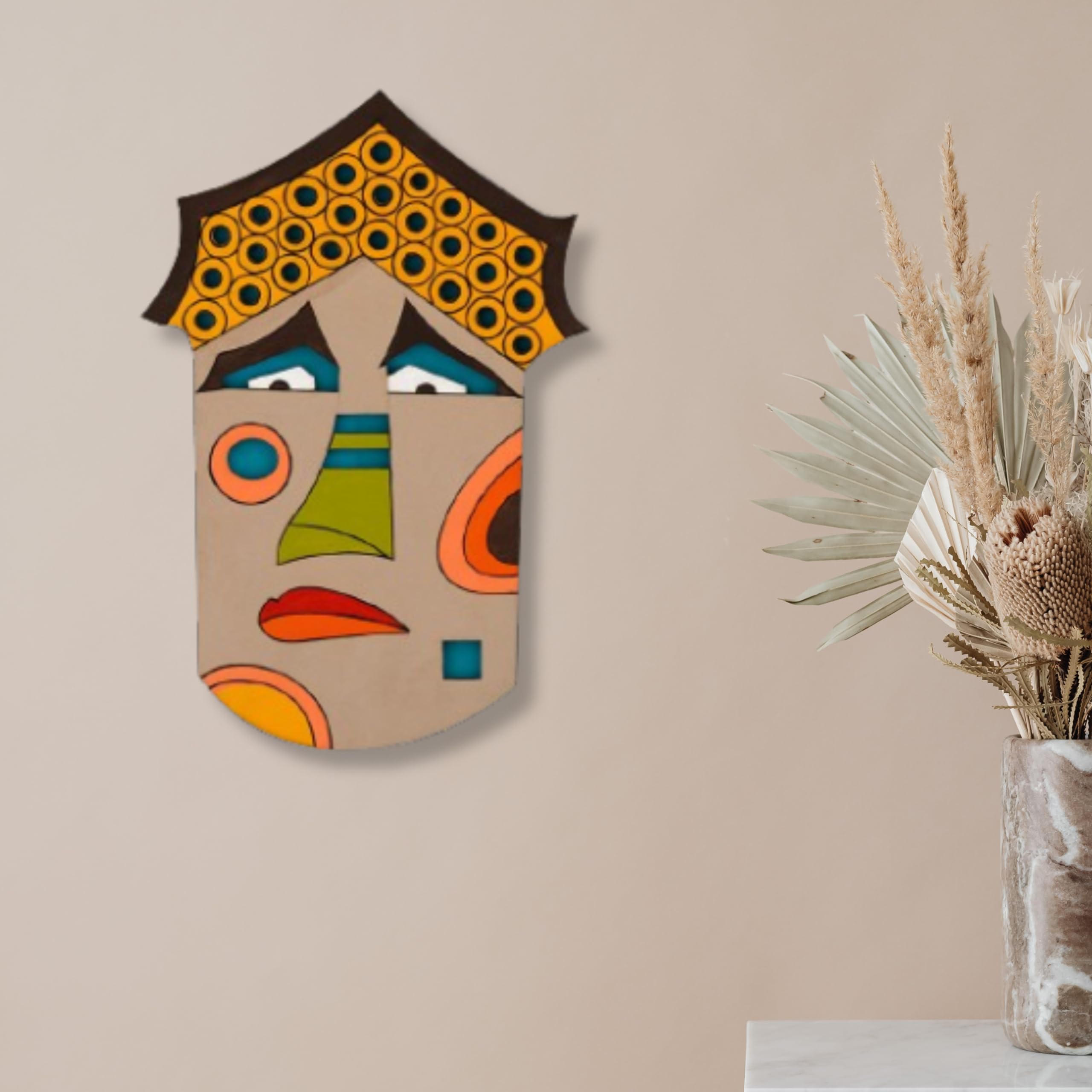 Aps Art Plus Store Wooden 3D Wall Decor Item For Home, Designer 3D Wall Sculpture For Decor Stylish