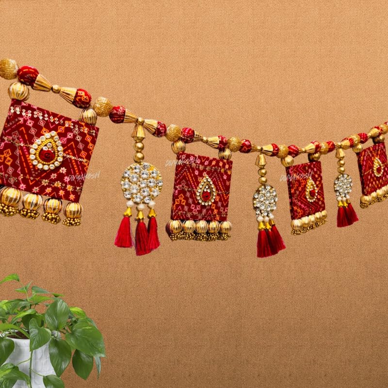 Divyakosh Door Hanging Torans Main Entrance Door, Bandarwal Home Door Toran Traditional Decoration Hanging/Bandarwal/Toran Door,