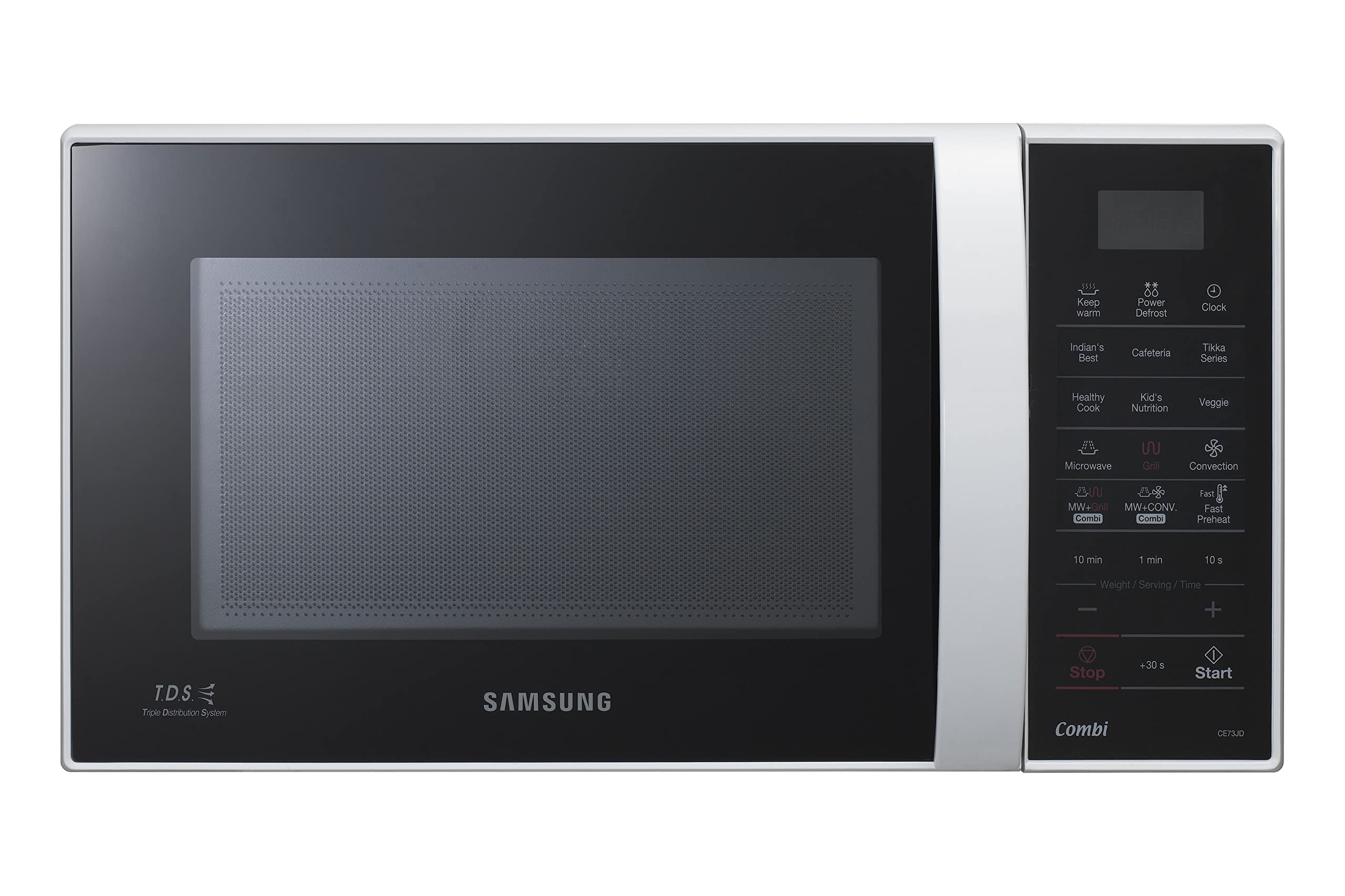 Samsung 21 L Convection Microwave Oven (Ce73Jd1/Xtl, Silver)