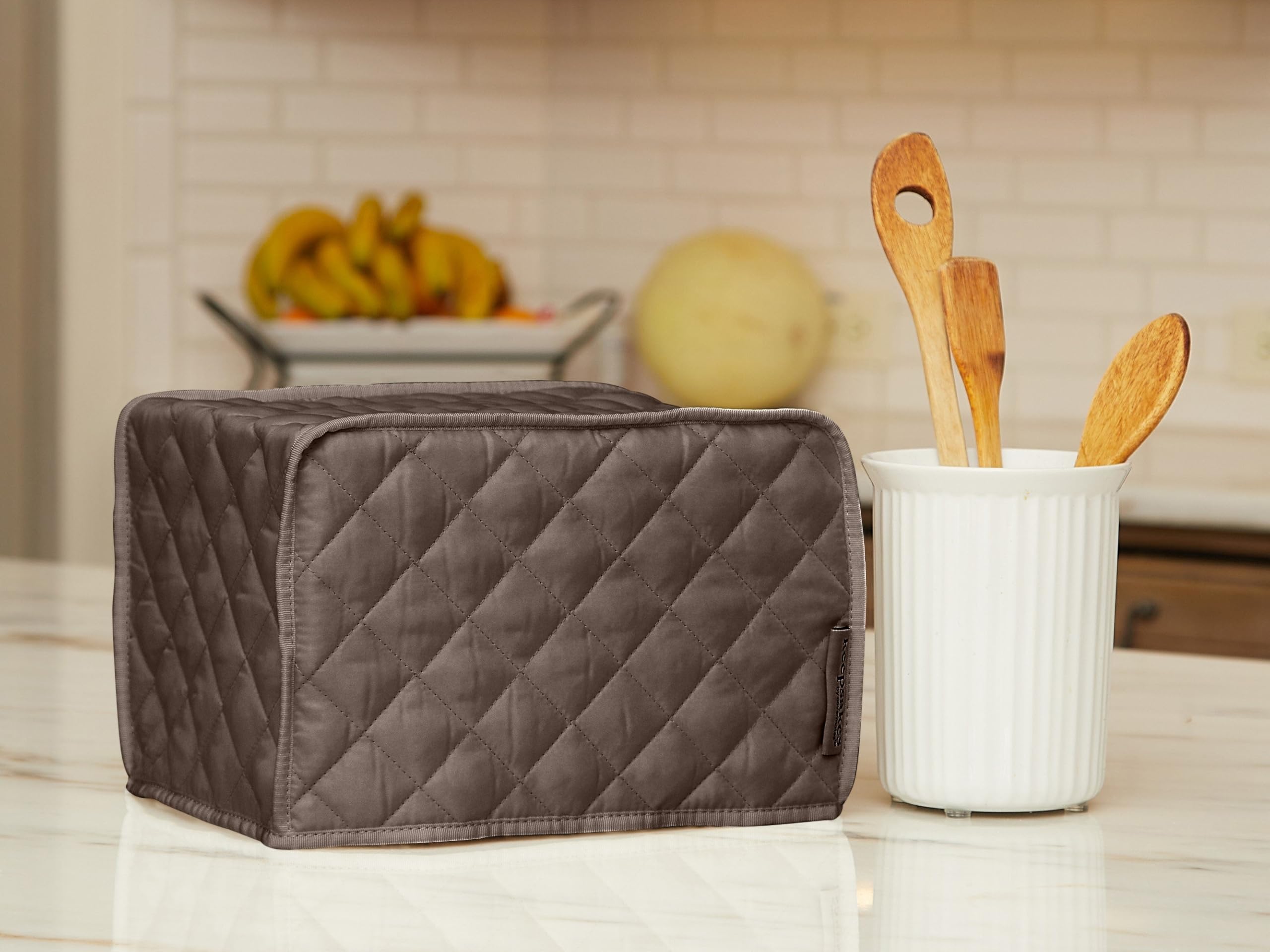 Covermates Keepsakes - Toaster Cover - Dust Protection - Stain Resistant - Washable - Appliance Cover, Bronze