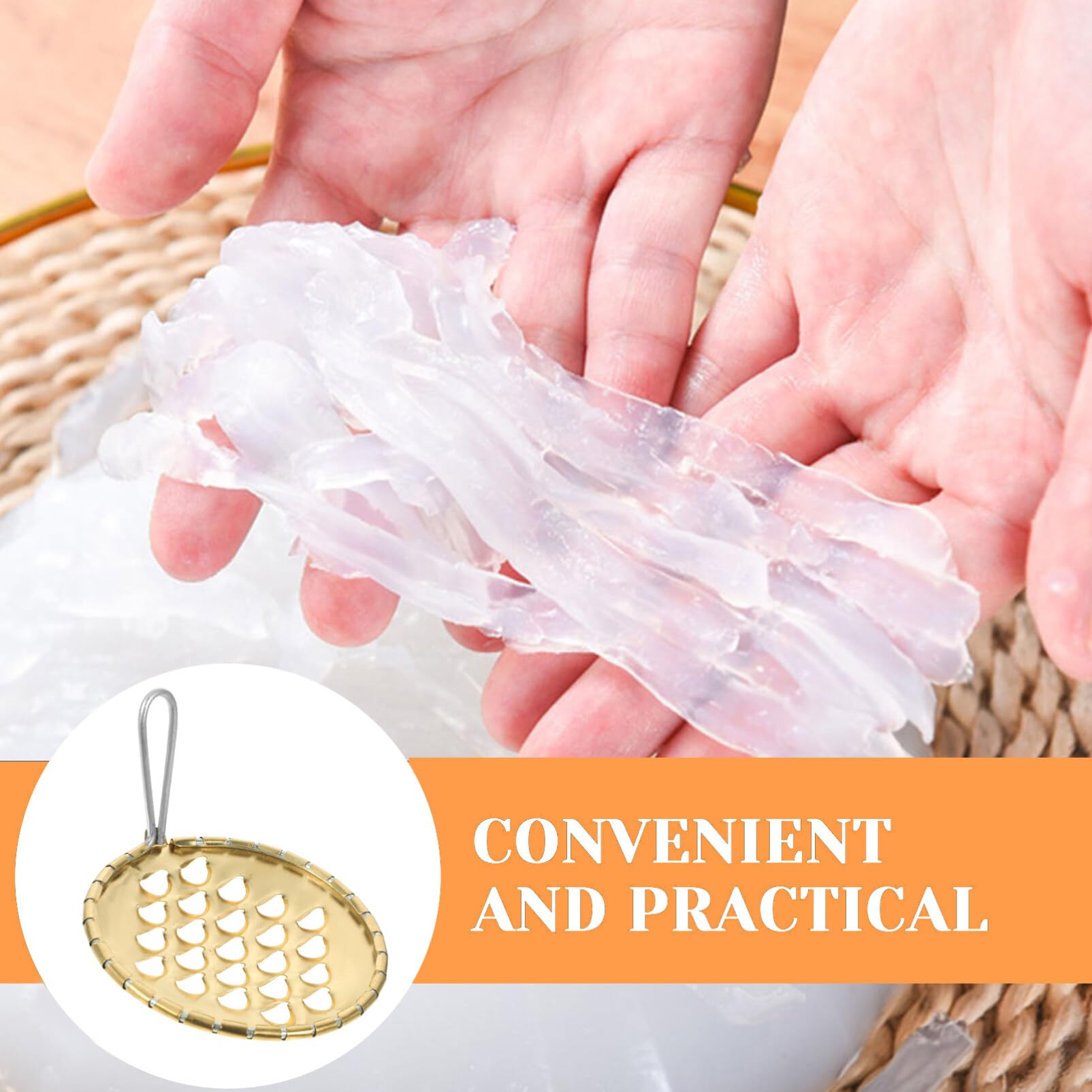 Stainless Noodle Scraper Bean Jelly Scrapers Home Jelly Scraping Tool Kitchen Gadget For Home Kitchen