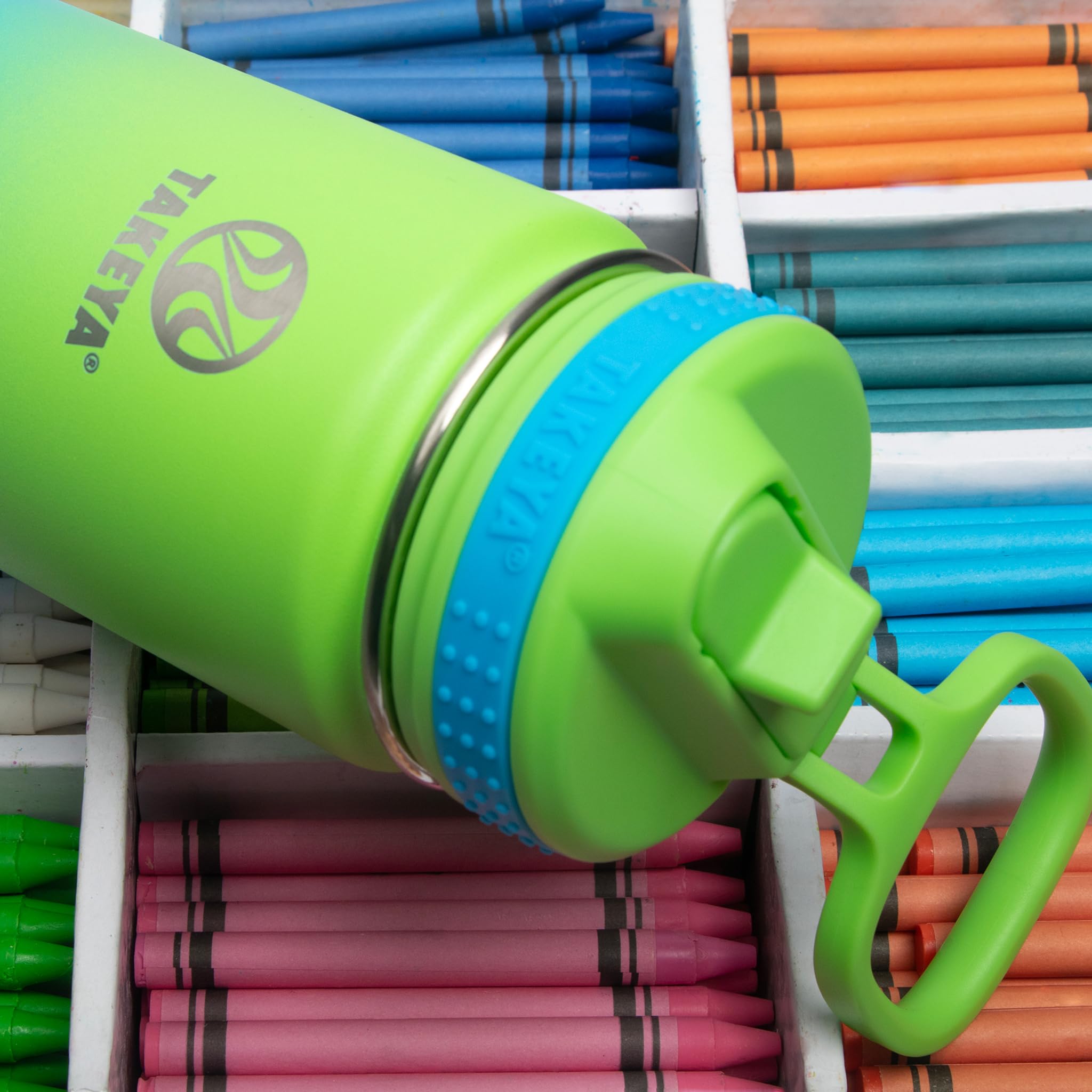 Takeya Actives Water Bottle With Straw Lid - Durable & Easy-Care Water Bottle With Stainless Steel Insulation - Bpa-Free Lid Wit
